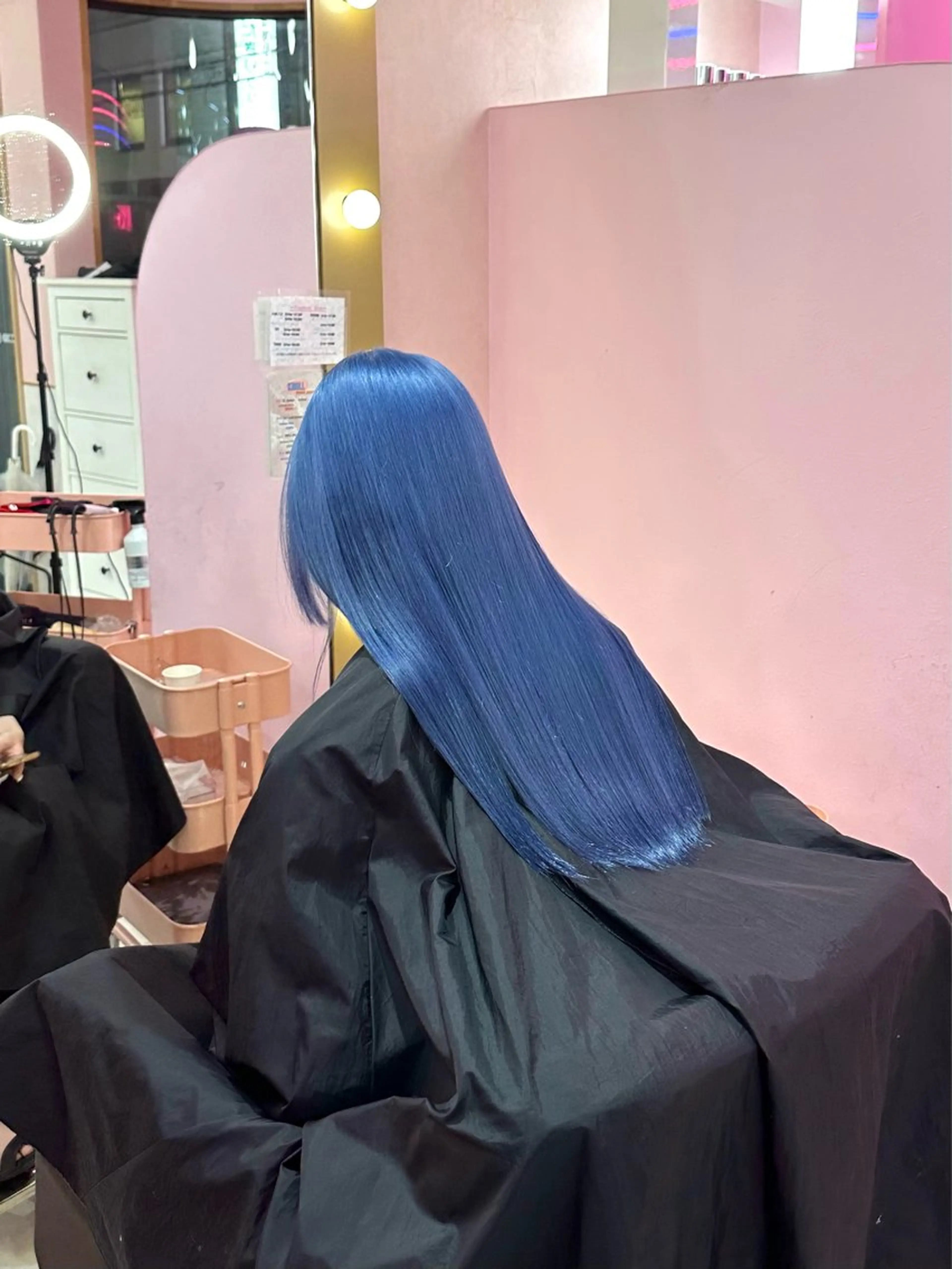 ロング カラー ブルーカラー 🫧ブロンド /寒色系🫧れいのヘアスタイル