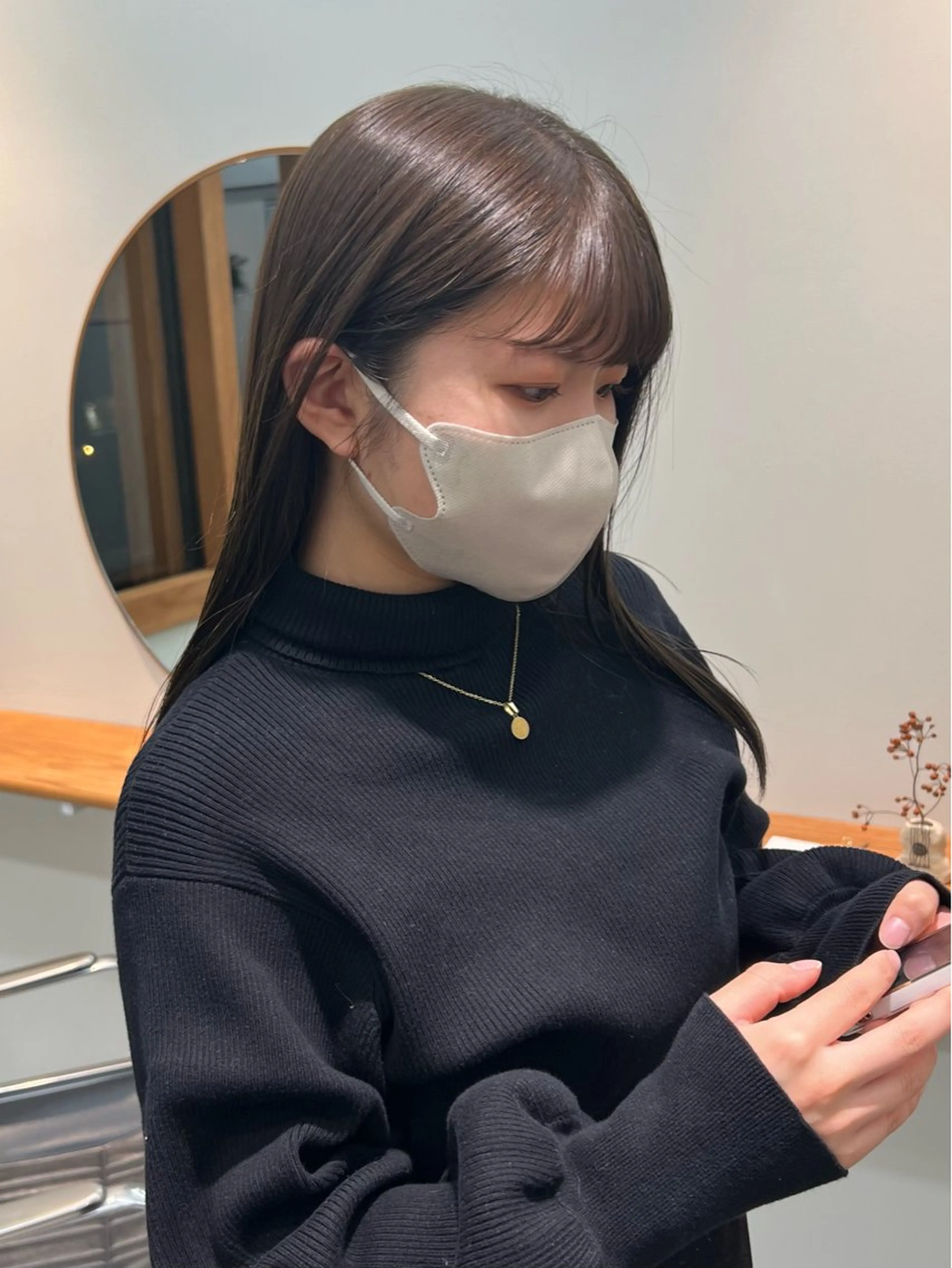 カラー ヘアカラー トリートメント ヘッドスパ ☑️aiko【艶 カラー・ショート募】のヘアスタイル