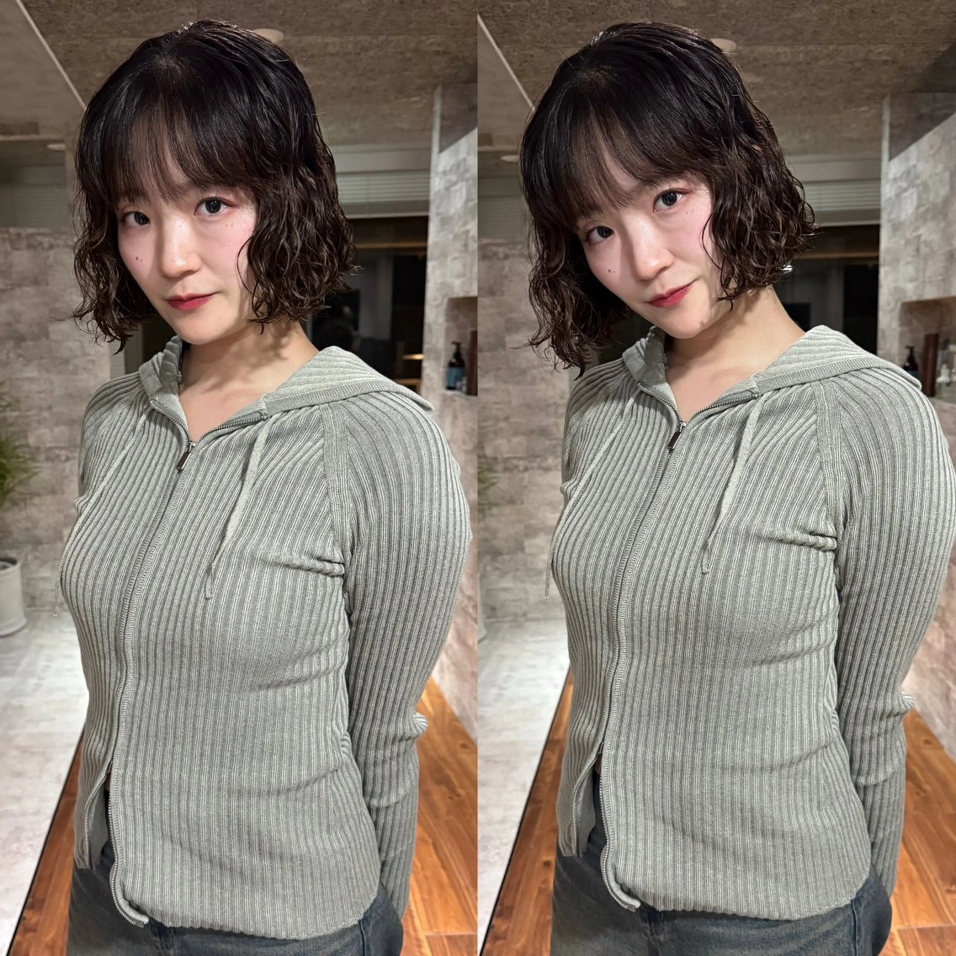 ショート カラー パーマ ヘアカラー パーマ mai / linoah˚✧のヘアスタイル