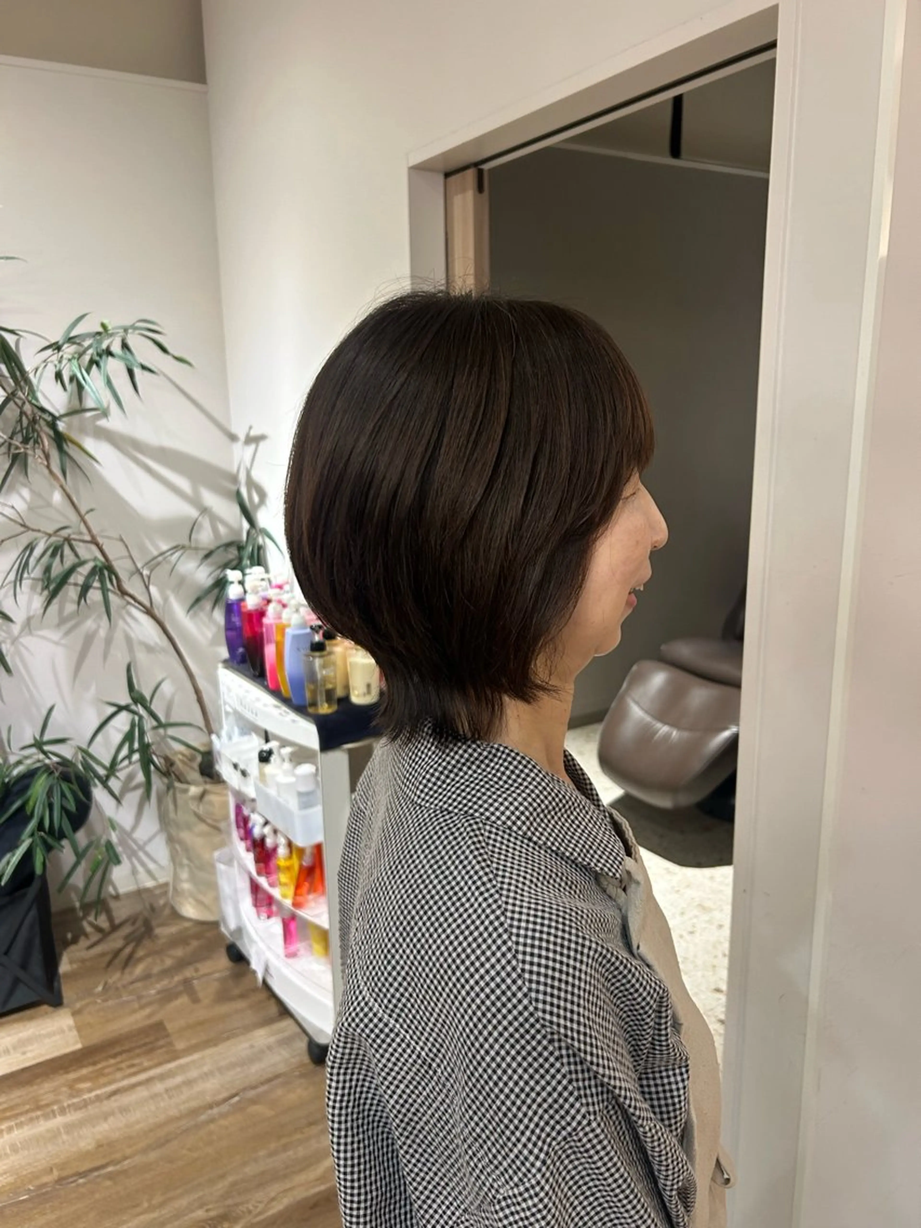 ミディアム くびれヘア ウルフカット カット 村松 麻菜のヘアスタイル