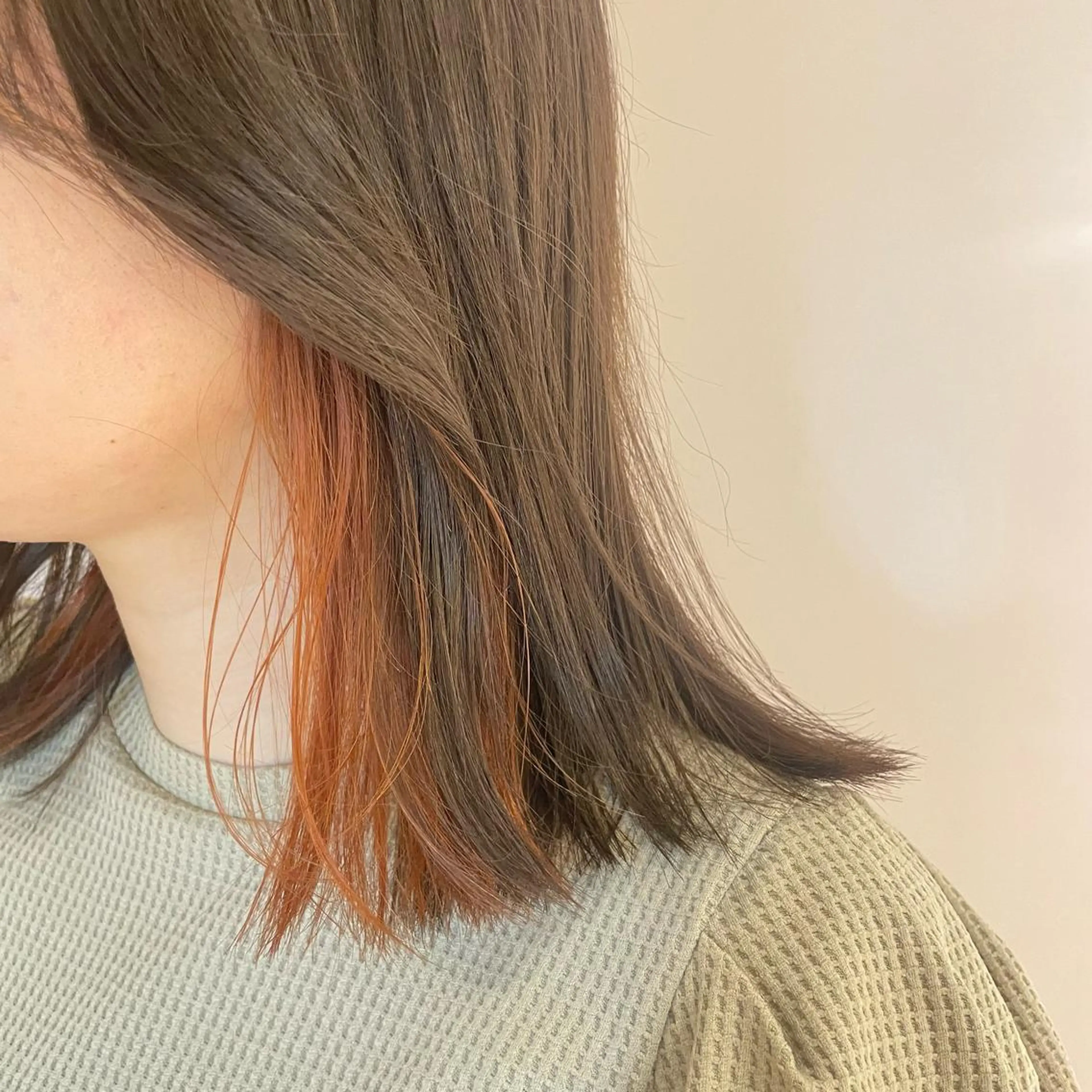 ミディアム ヘアカラー トリートメント ヘッドスパ マホ/日吉/髪質改善 /レイヤー/ガーリーのヘアスタイル