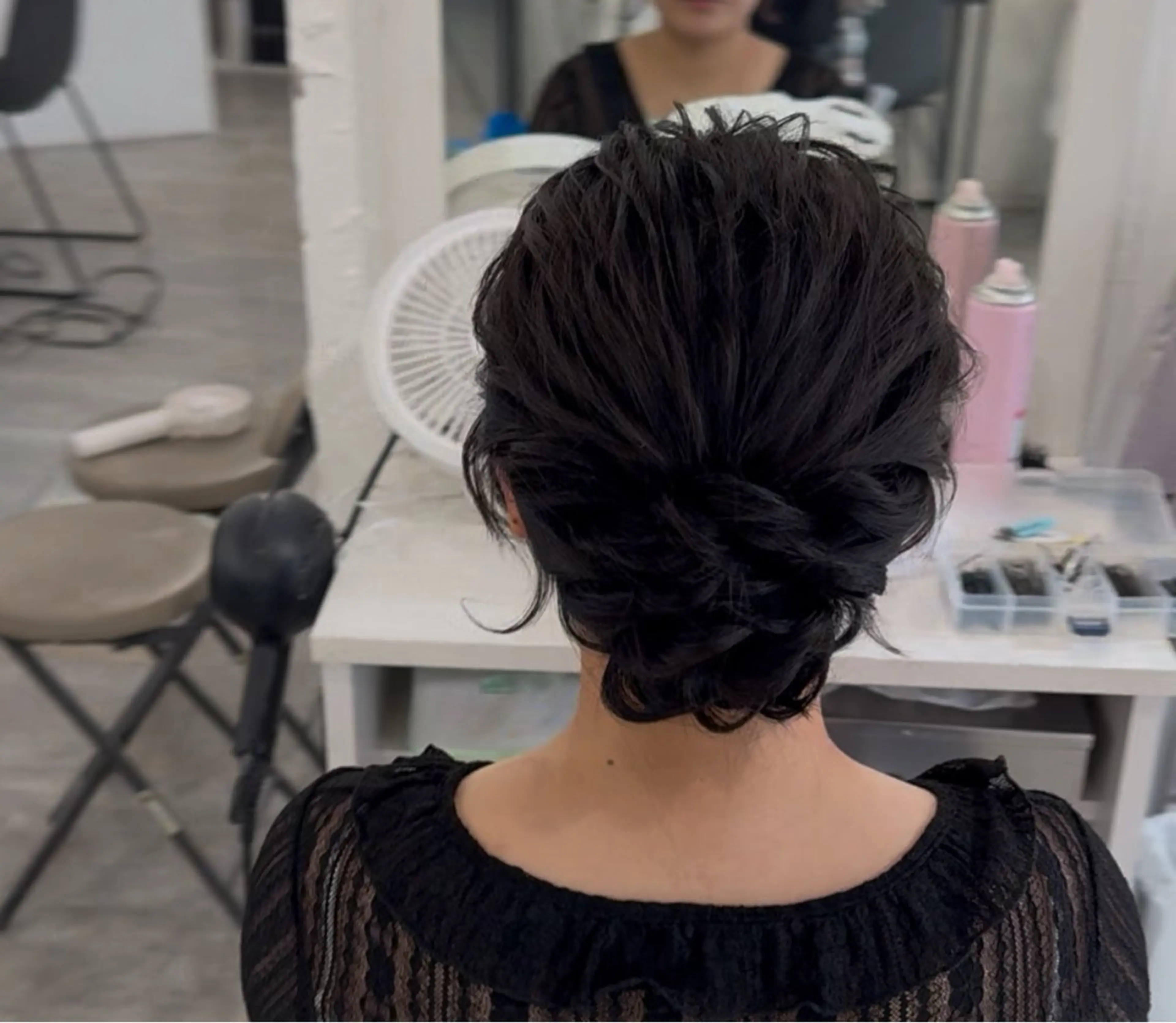 🌹アップスタイルの写真