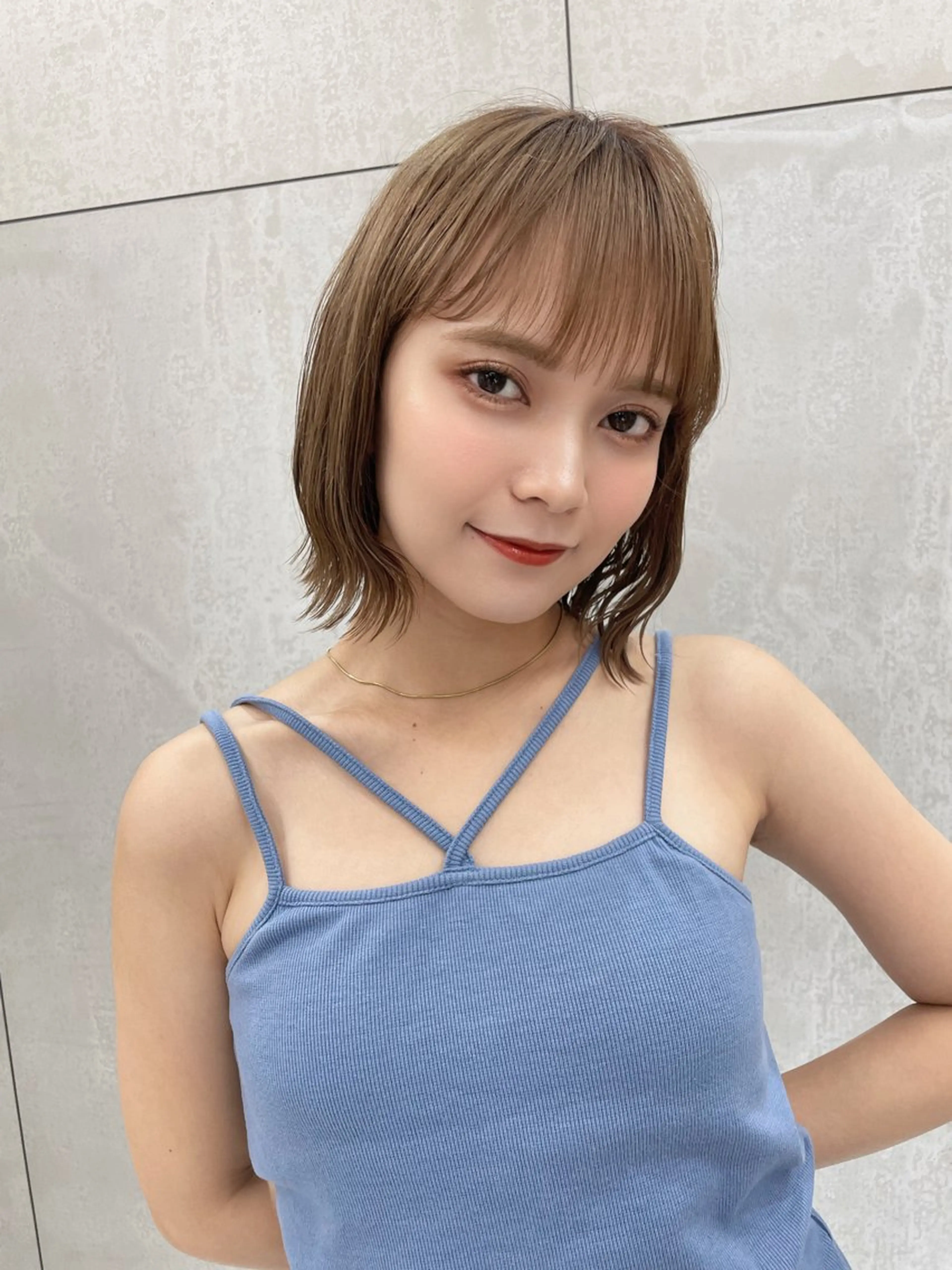 ショート ボブ オオクラ マオのヘアスタイル