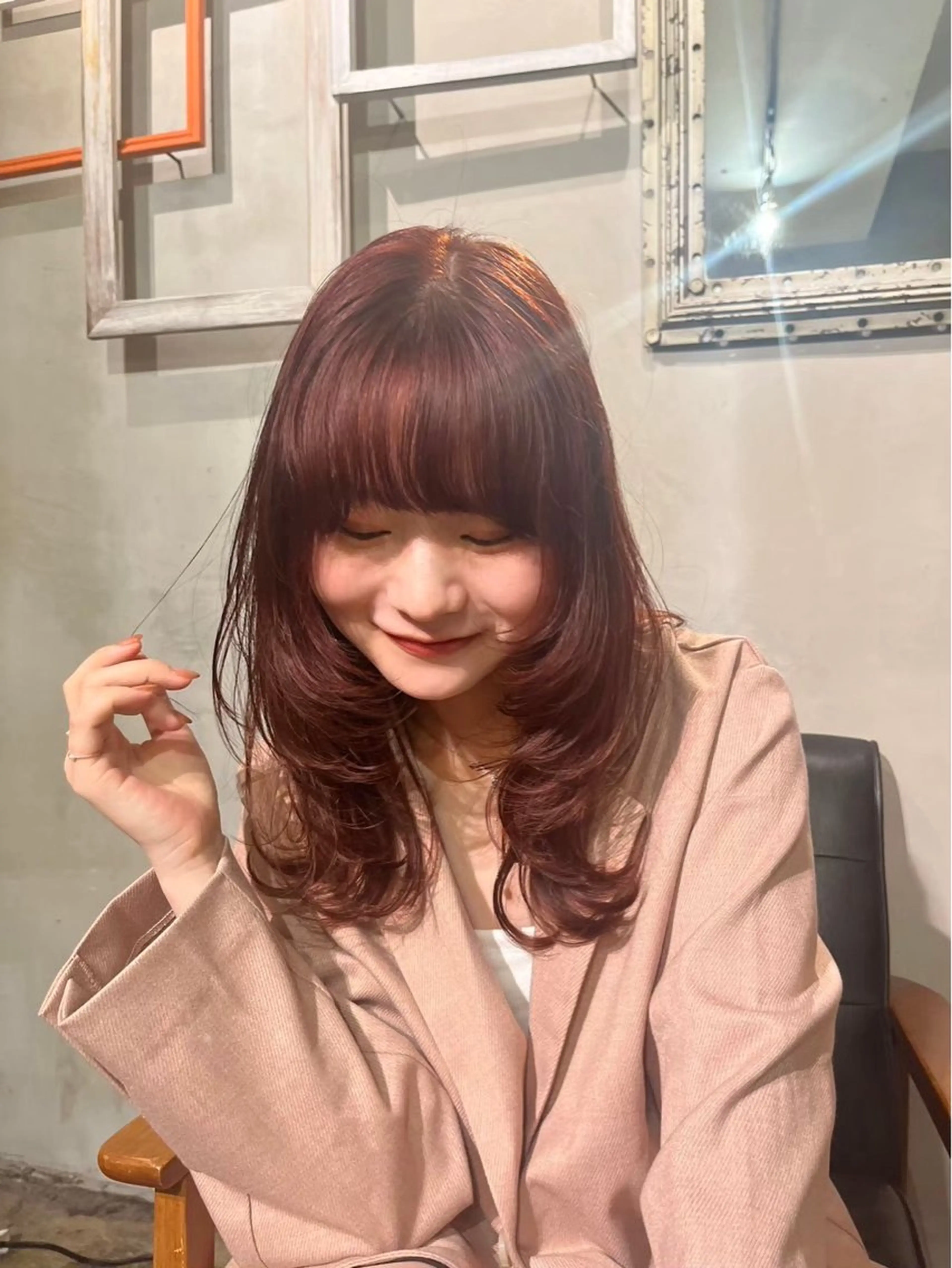【9/2~9/9限定価格】似合わせカット＋カラー＋トリートメント✨️(ブリーチなし)の写真