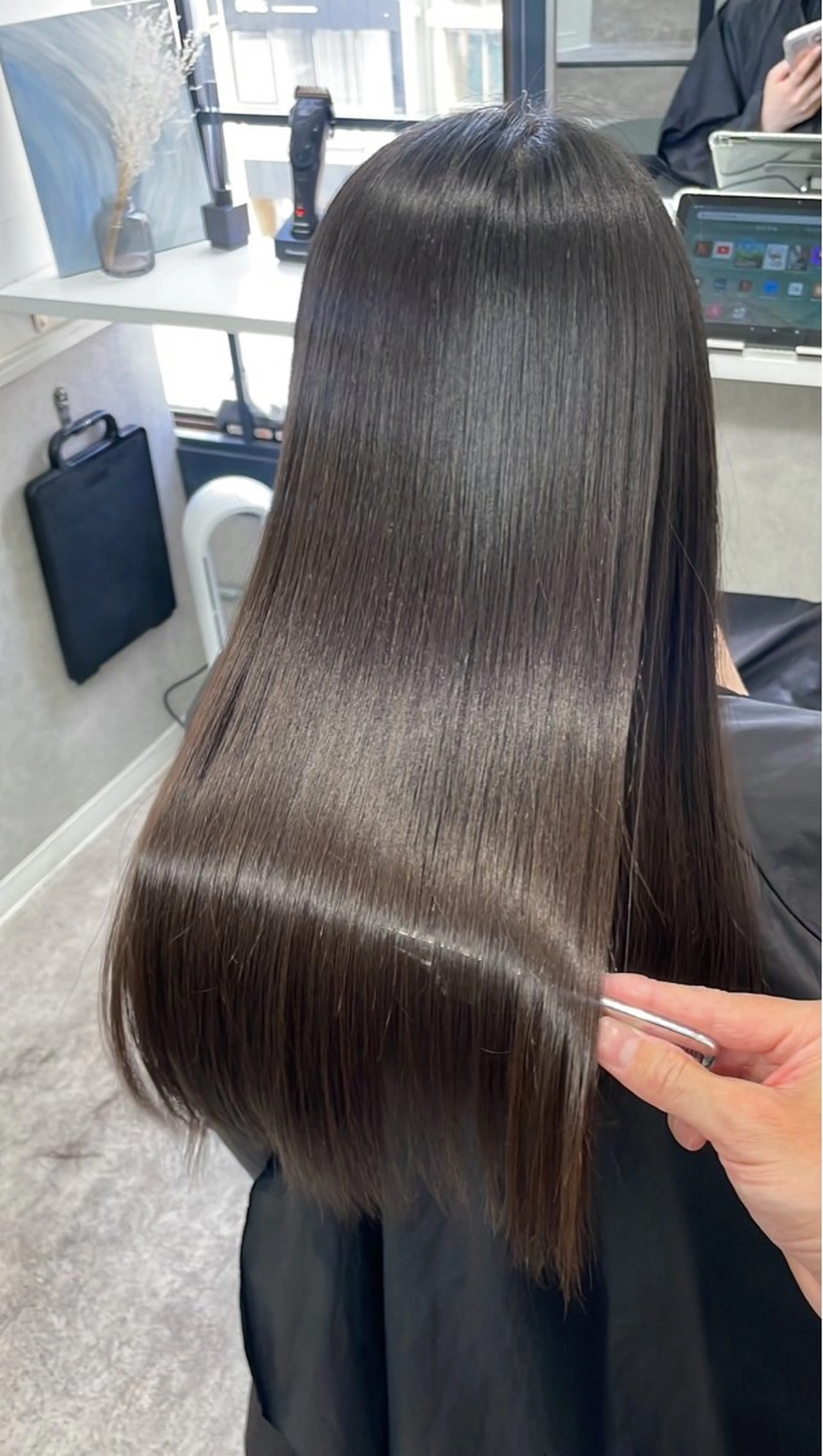 ロング ヘアカラー ヘッドスパ soigne 表参道【ソワネ】所属・艶髪🩰透明感カラー 🫧あやみのヘアスタイル