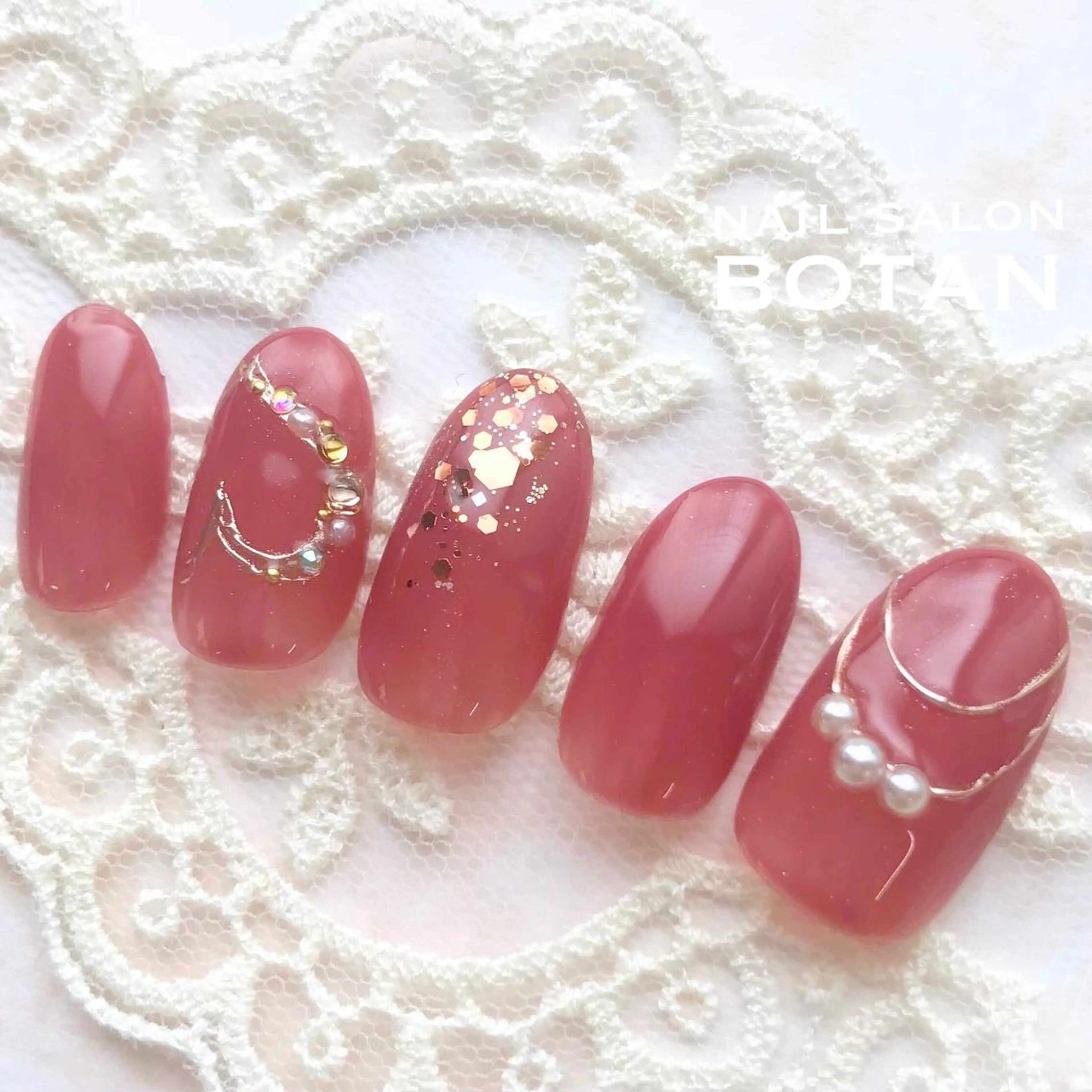 ネイル ハンドネイル NAIL SALON BOTANのネイルデザイン