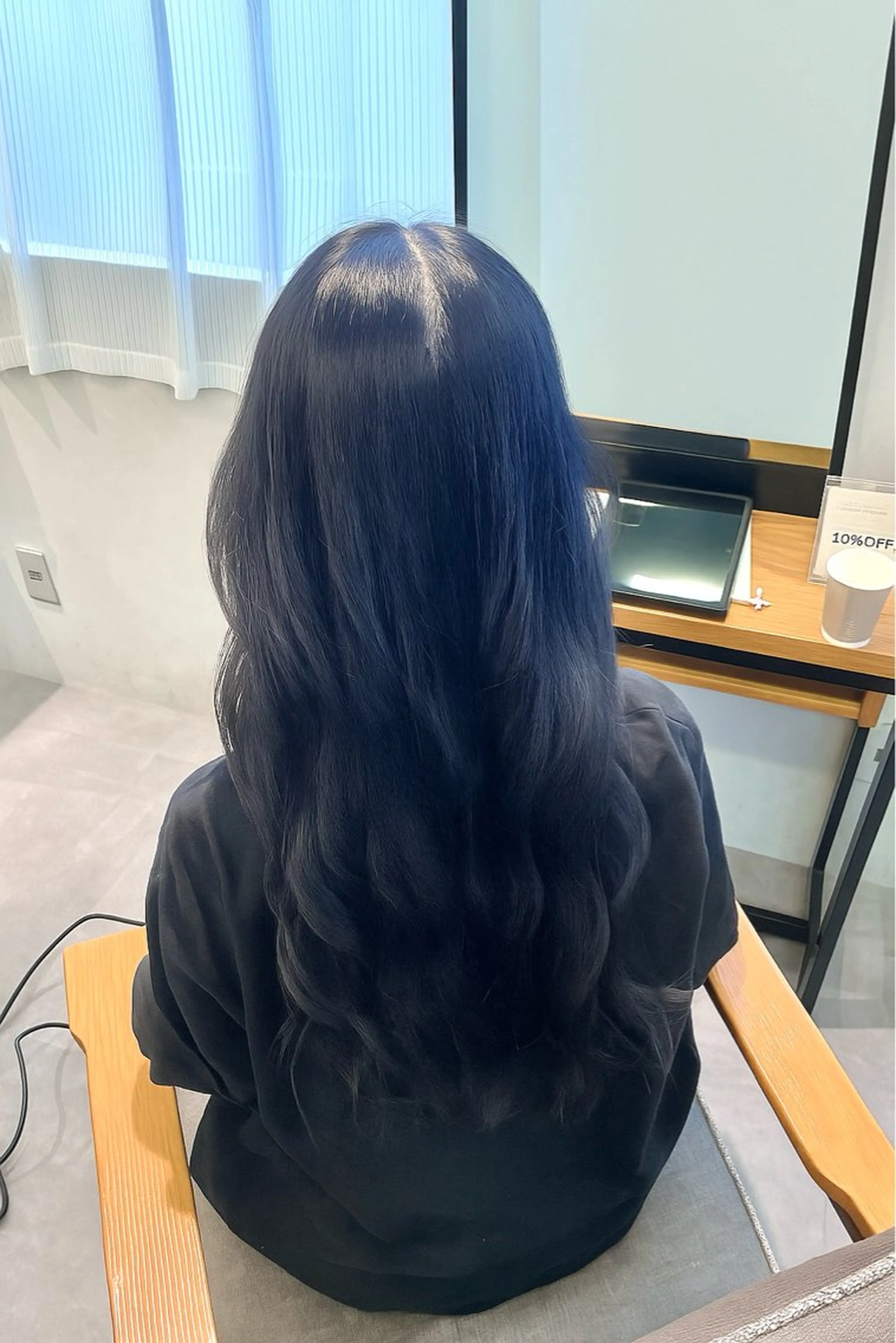 【モデル募集】🌧寒色系ワンカラー🦋            ワンカラー➕3STEPトリートメント 🫧の写真