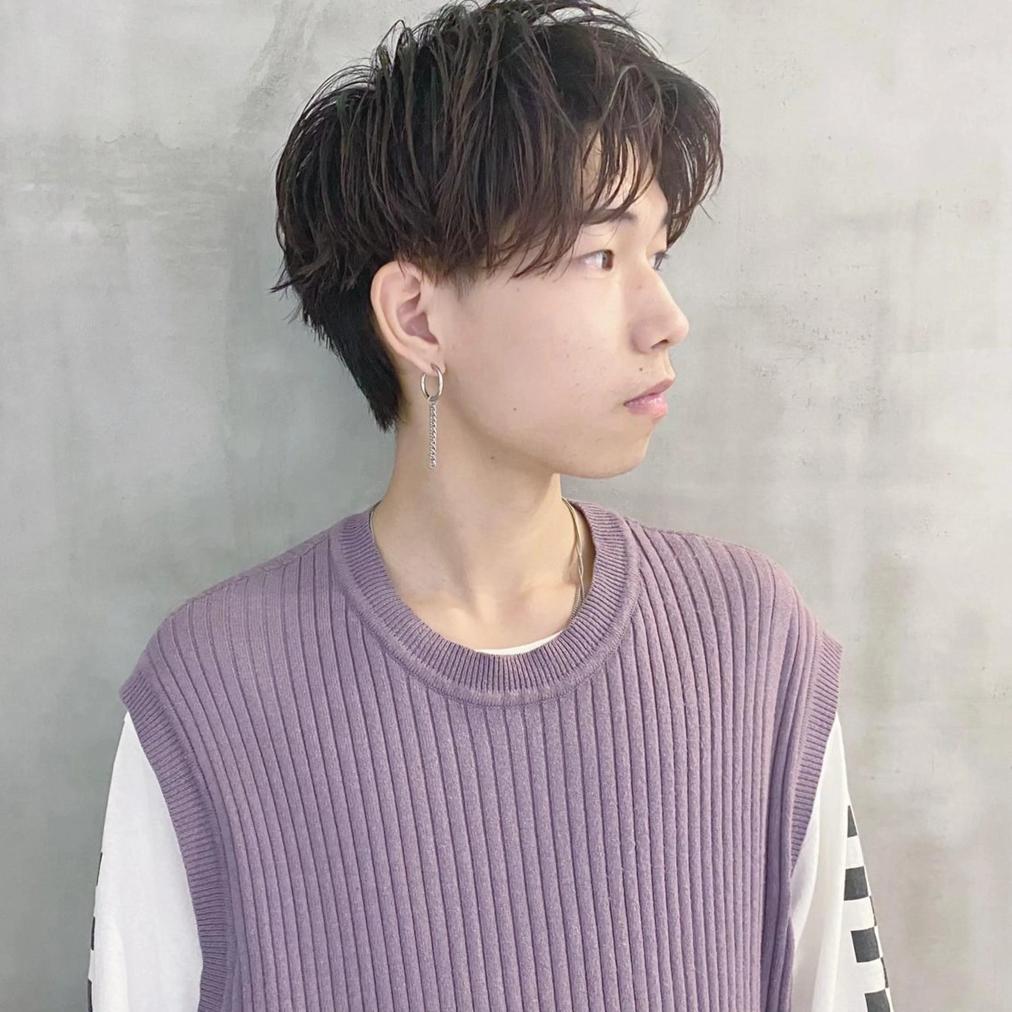 ショート カラー メンズ カット ヘアカラー トリートメント ill副店長 立和田純也のヘアスタイル