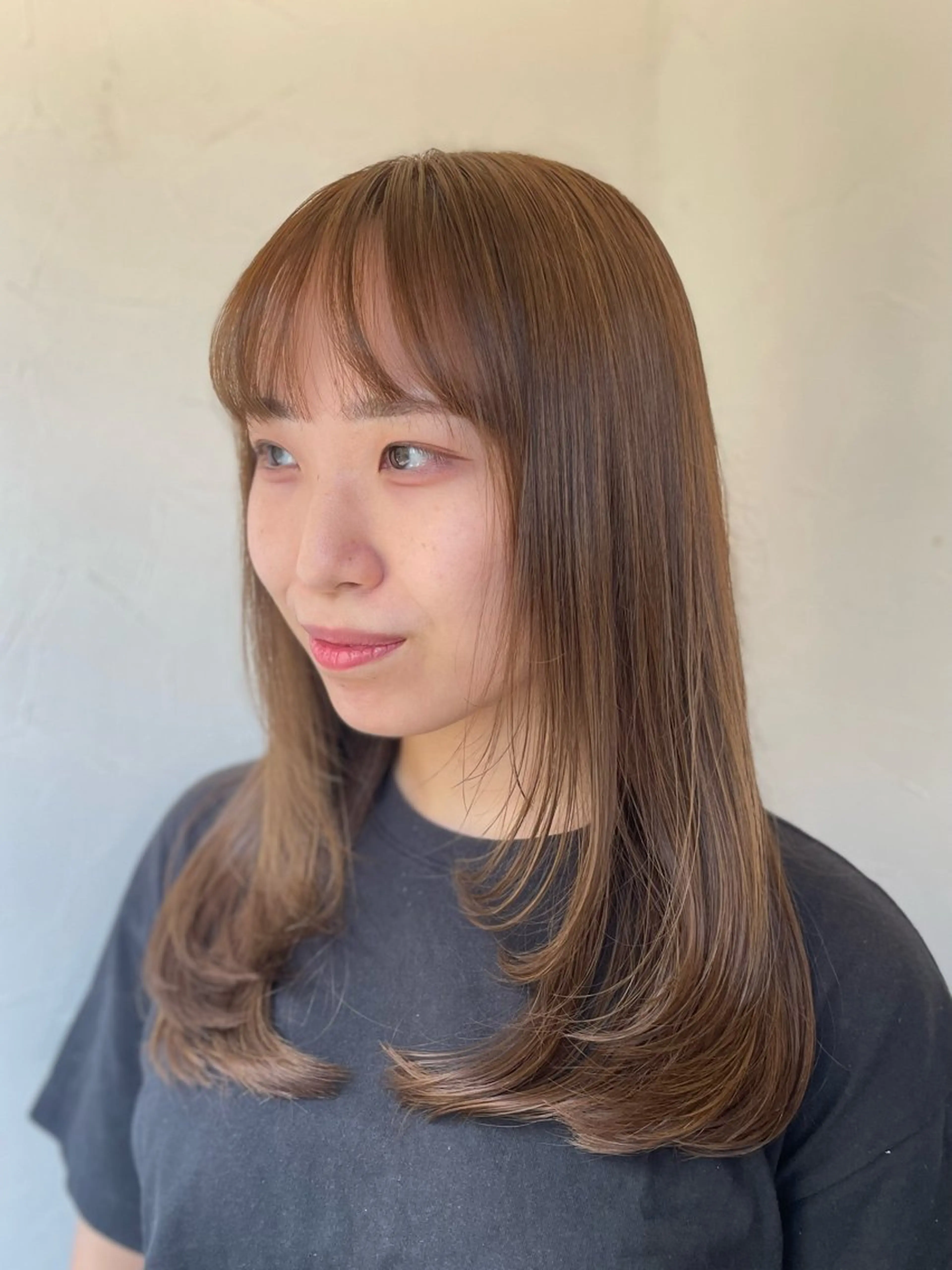 セミロング カット 髪質改善・小顔カット 🌺tsugumiのヘアスタイル