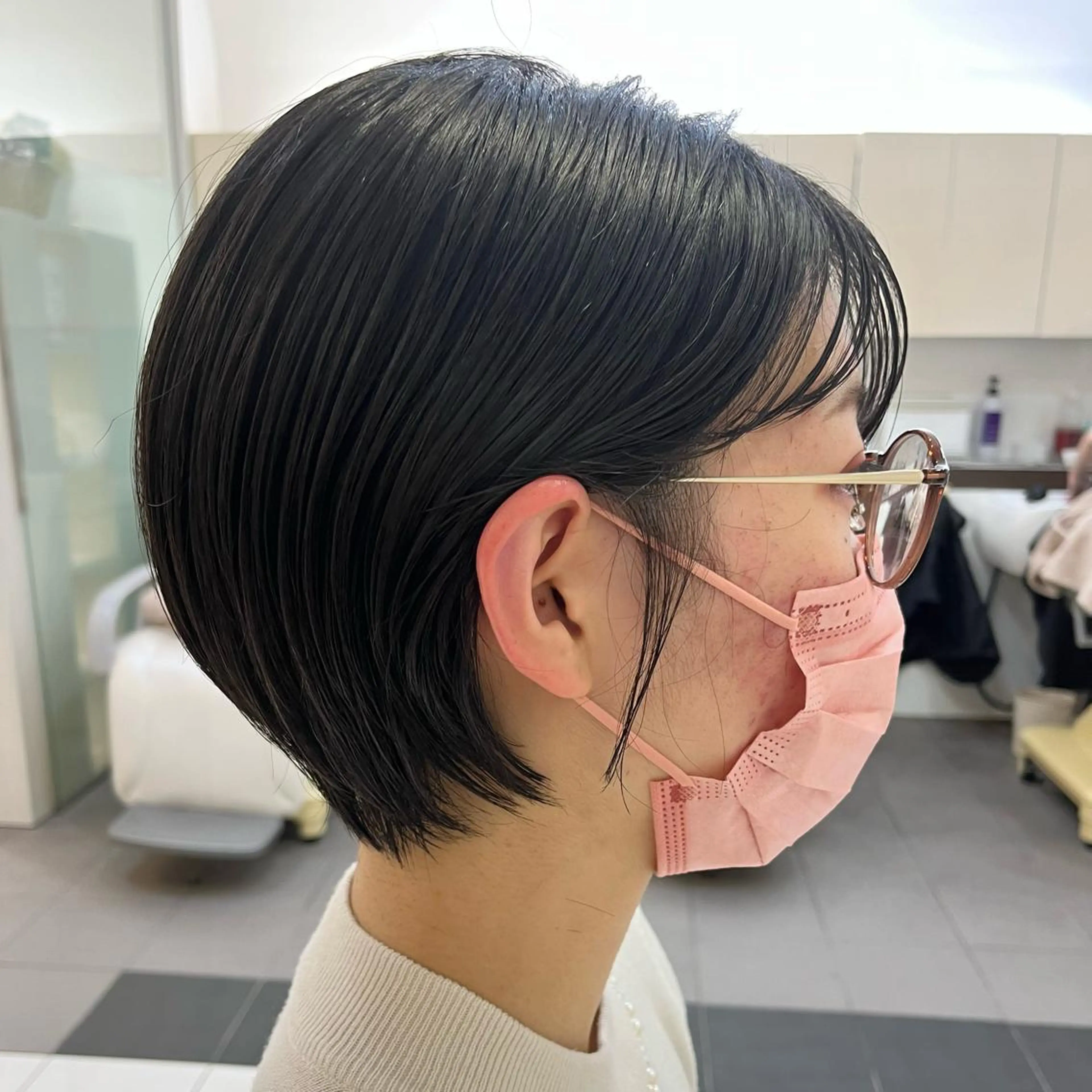 ショート 丸みショート ショートヘア SOYON 🤍CHIZU🤍.のヘアスタイル