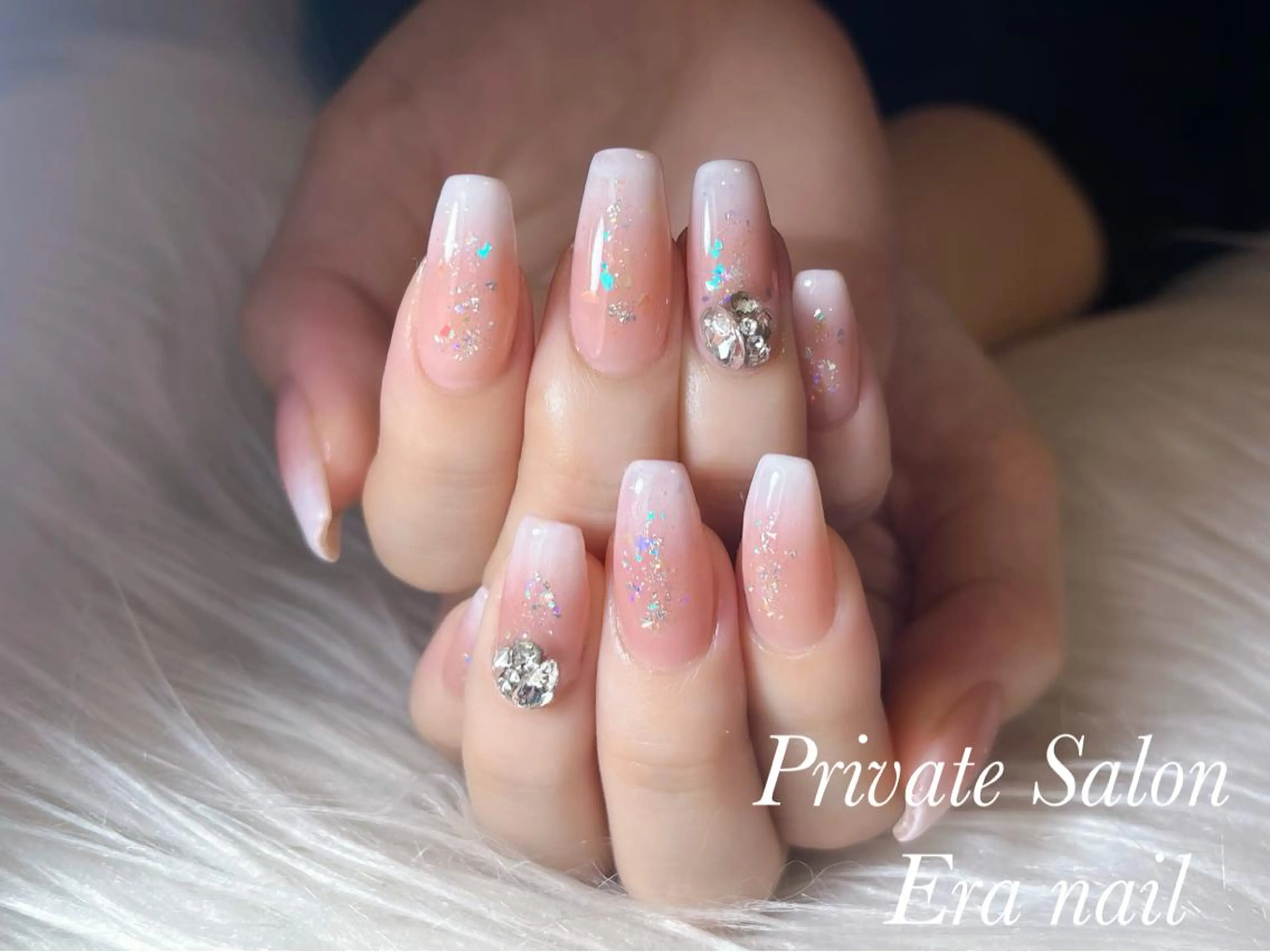 ネイル ラメ(グリッター) Era nailのネイルデザイン