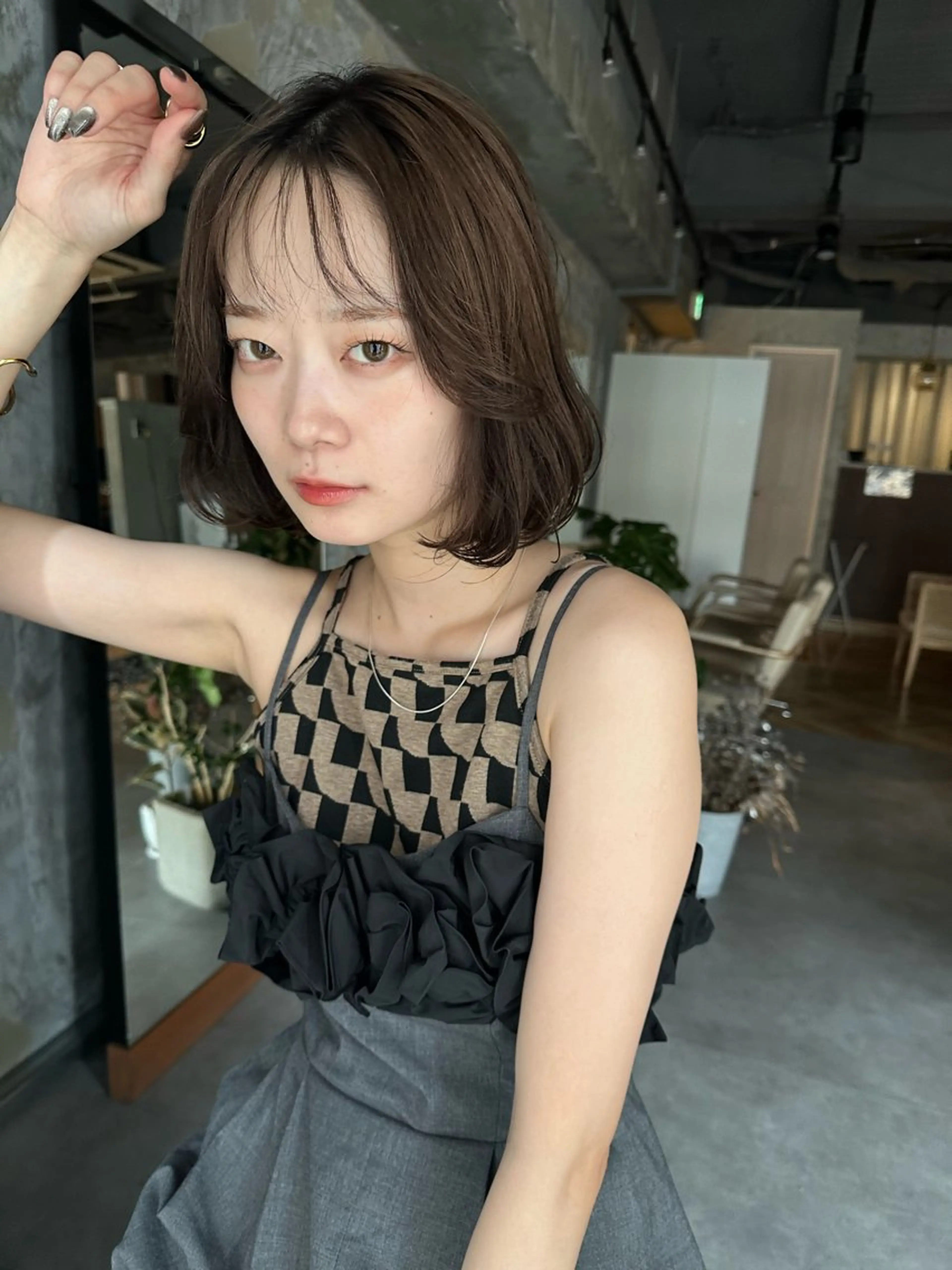 ショート カラー 相宮 優羽のヘアスタイル