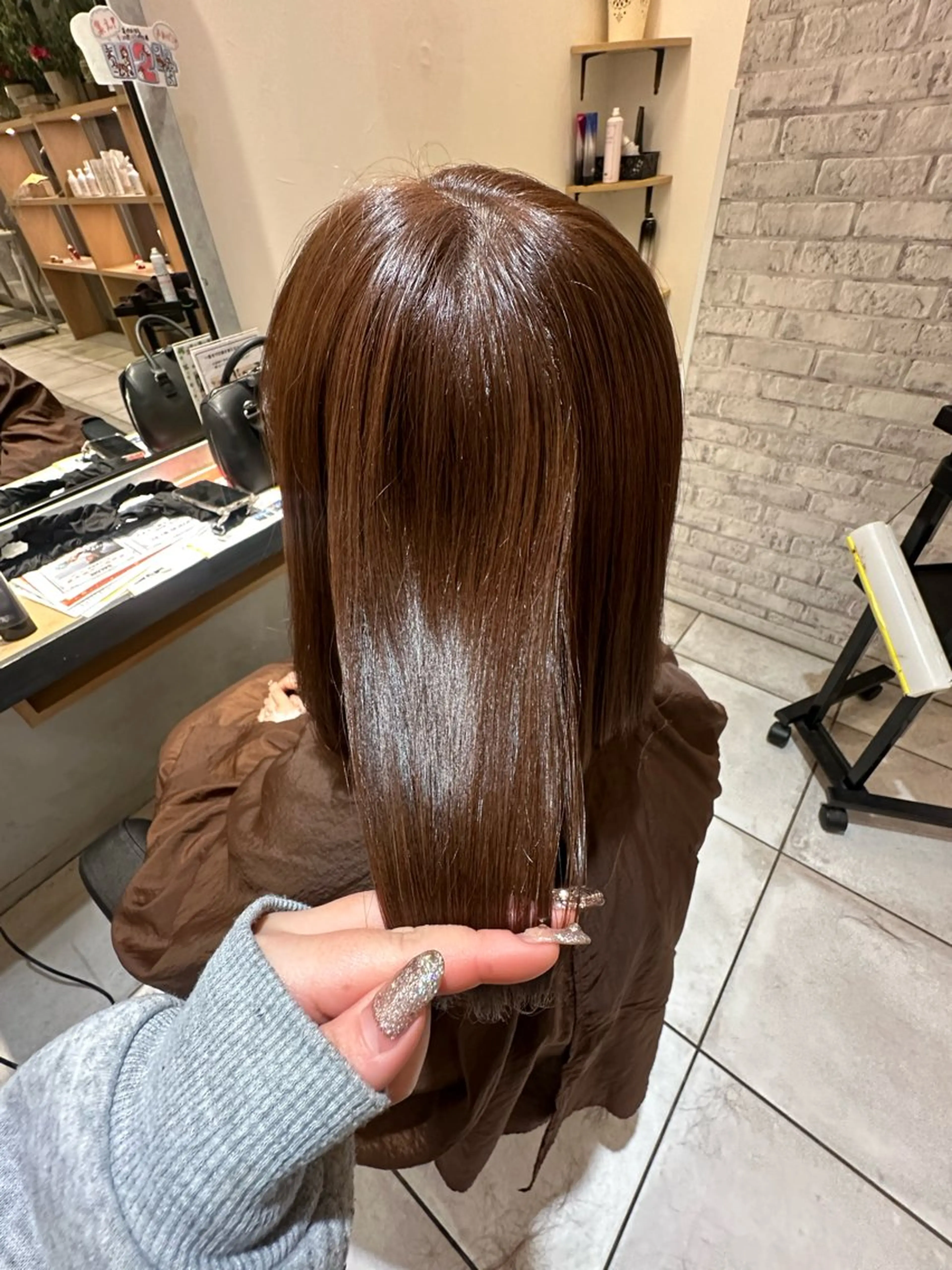 カット➕カラー（ワンカラー）➕2stepトリートメントの写真
