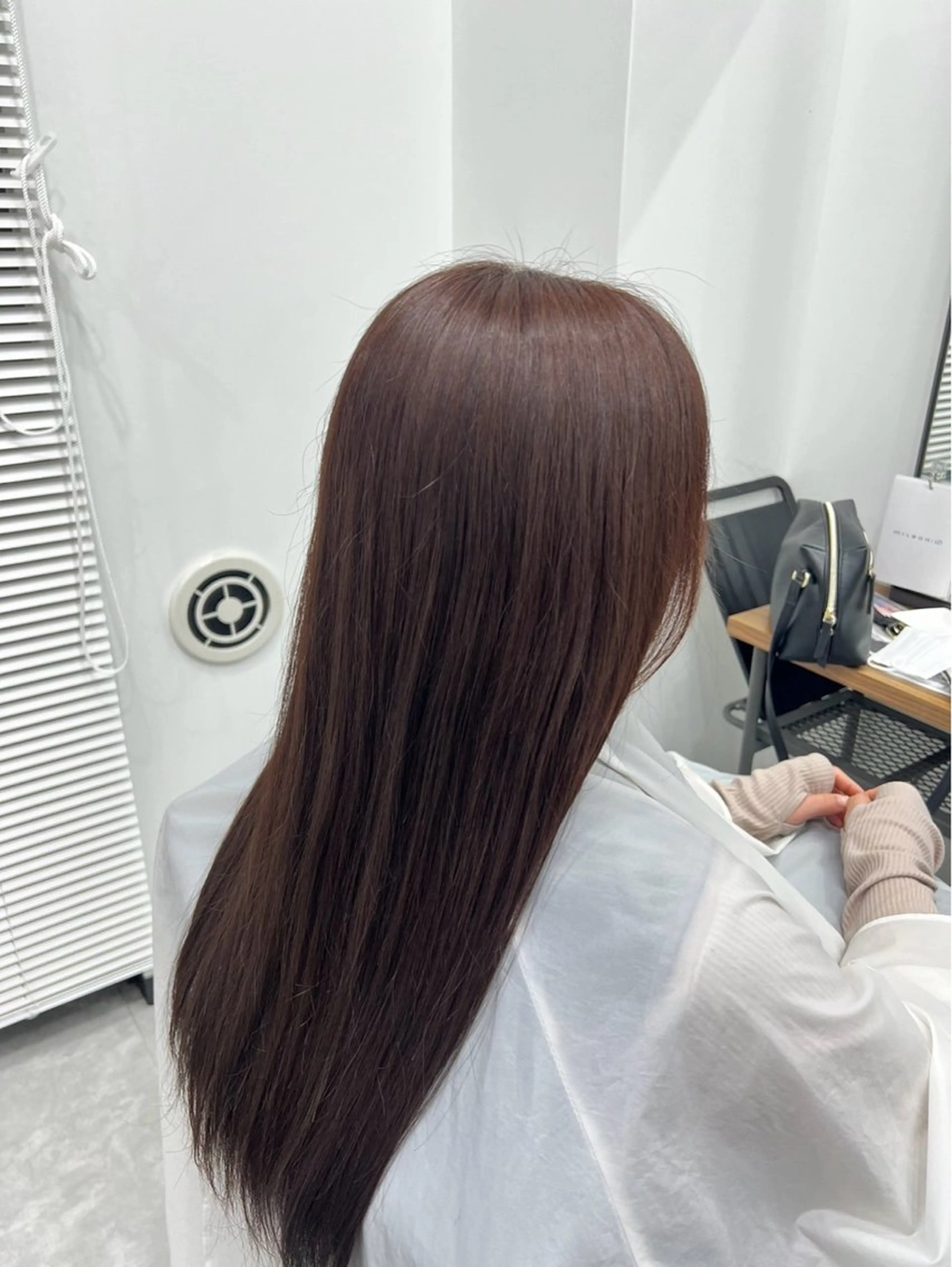 ロング オレンジブラウン ふじたまりん /暗髪艶カラー🩶のヘアスタイル