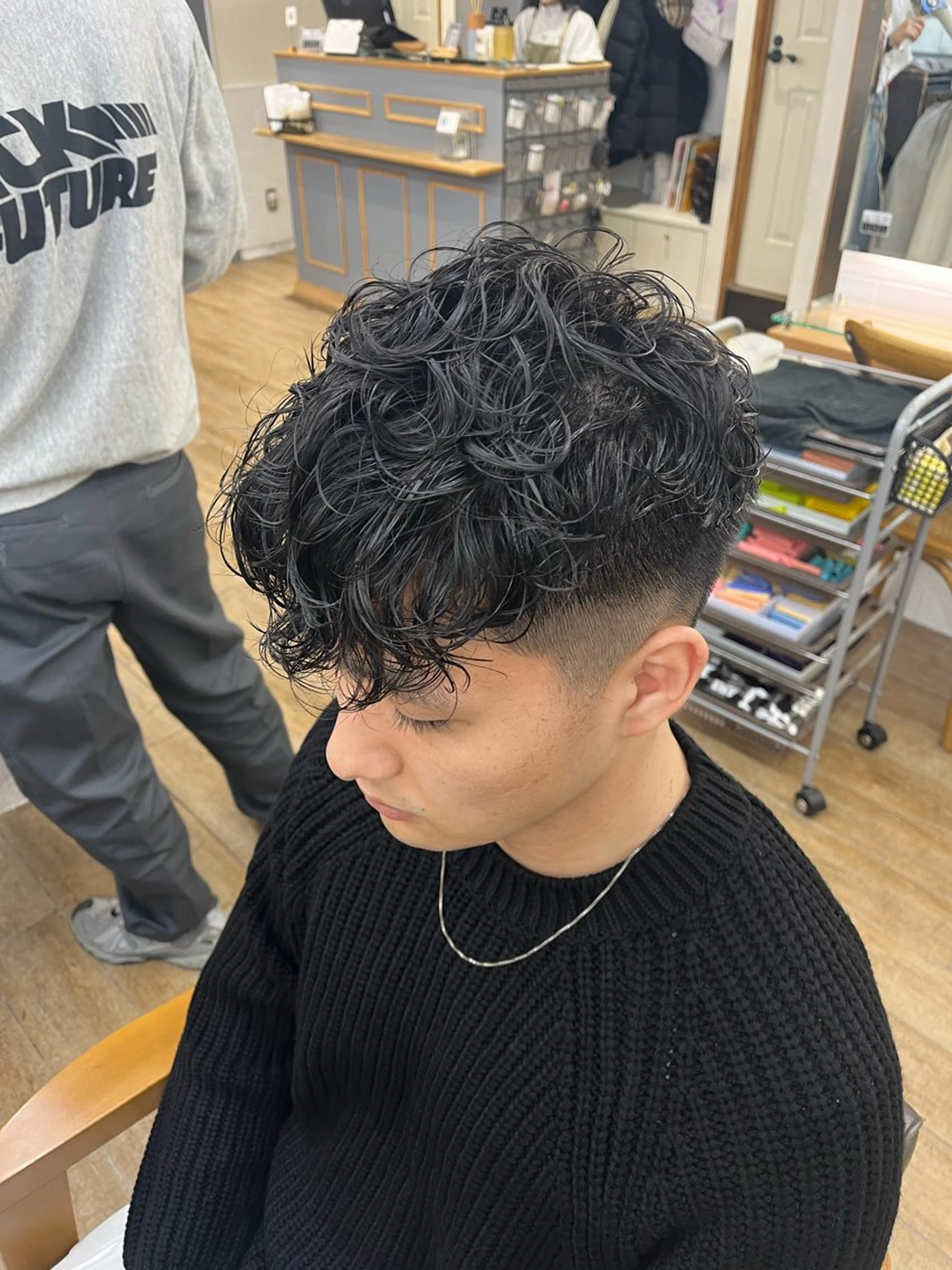 パーマ メンズ カット パーマ ✨ご新規様予約限定 メンズ特化アリサ✨のヘアスタイル