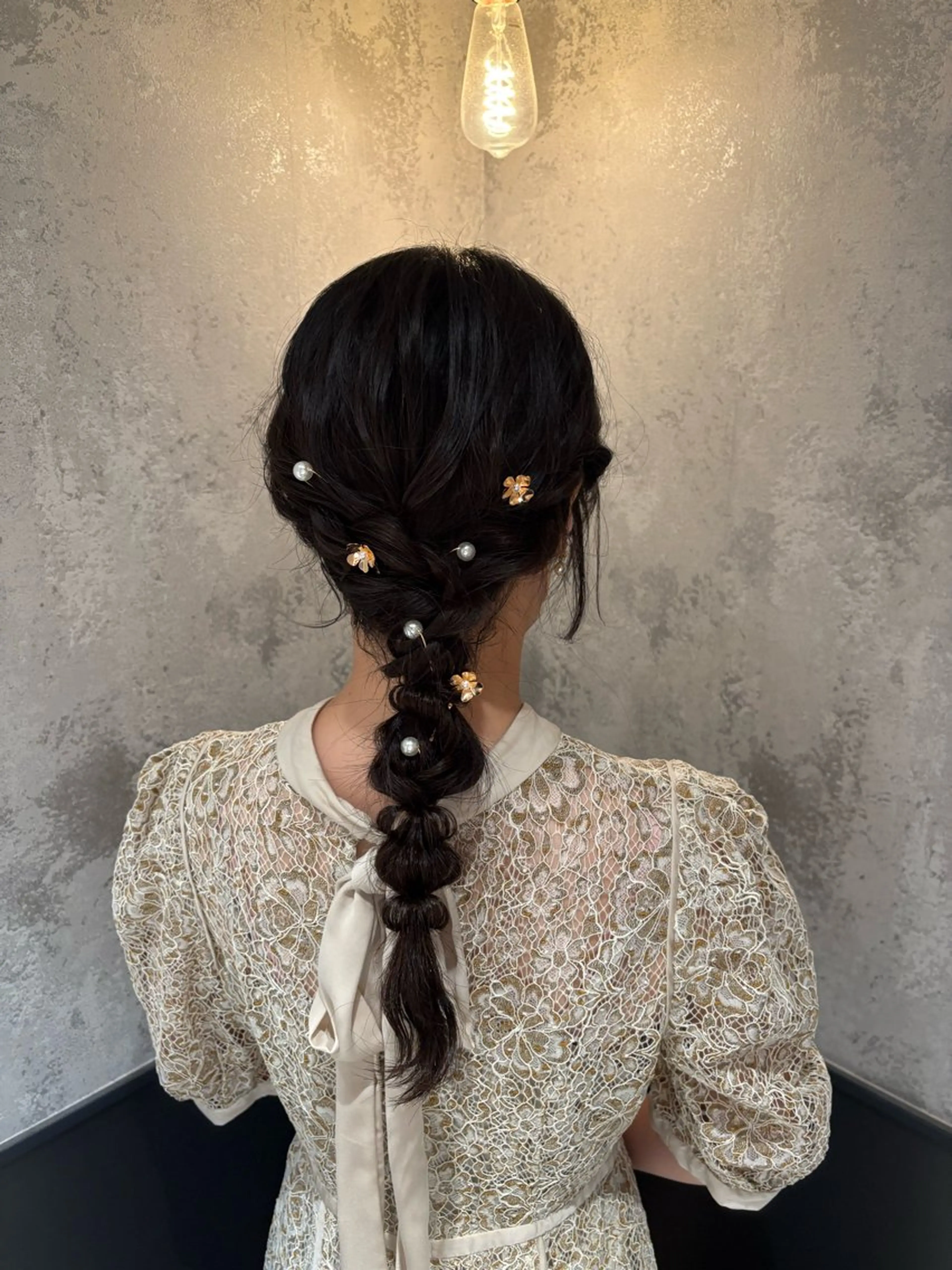 セミロング ヘアセット 🧶個性派/横浜パー マ/暖色/ミミのヘアスタイル