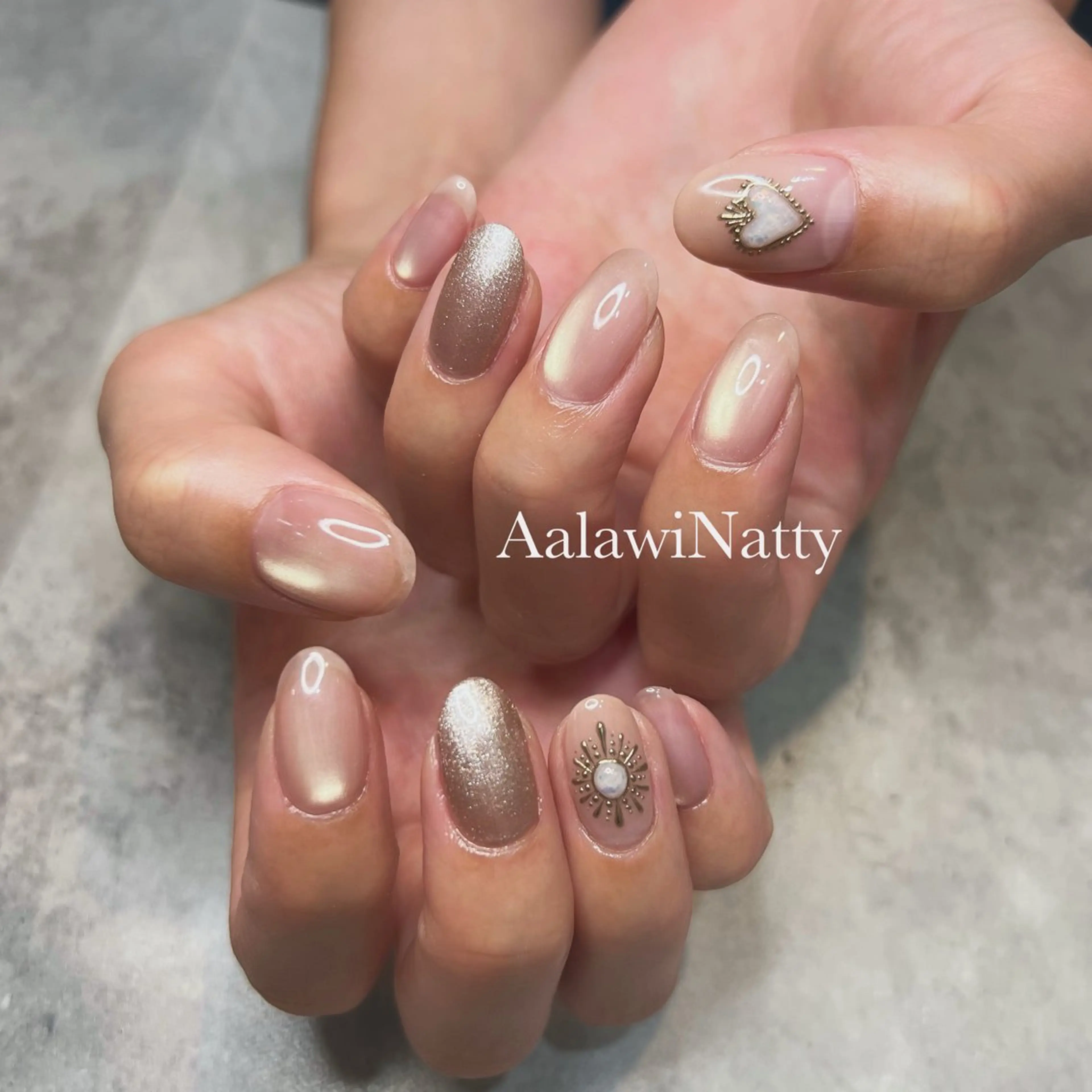 ネイル ハンドネイル Aala wi Natty  nail所属・AMANO AKIHOのネイルデザイン