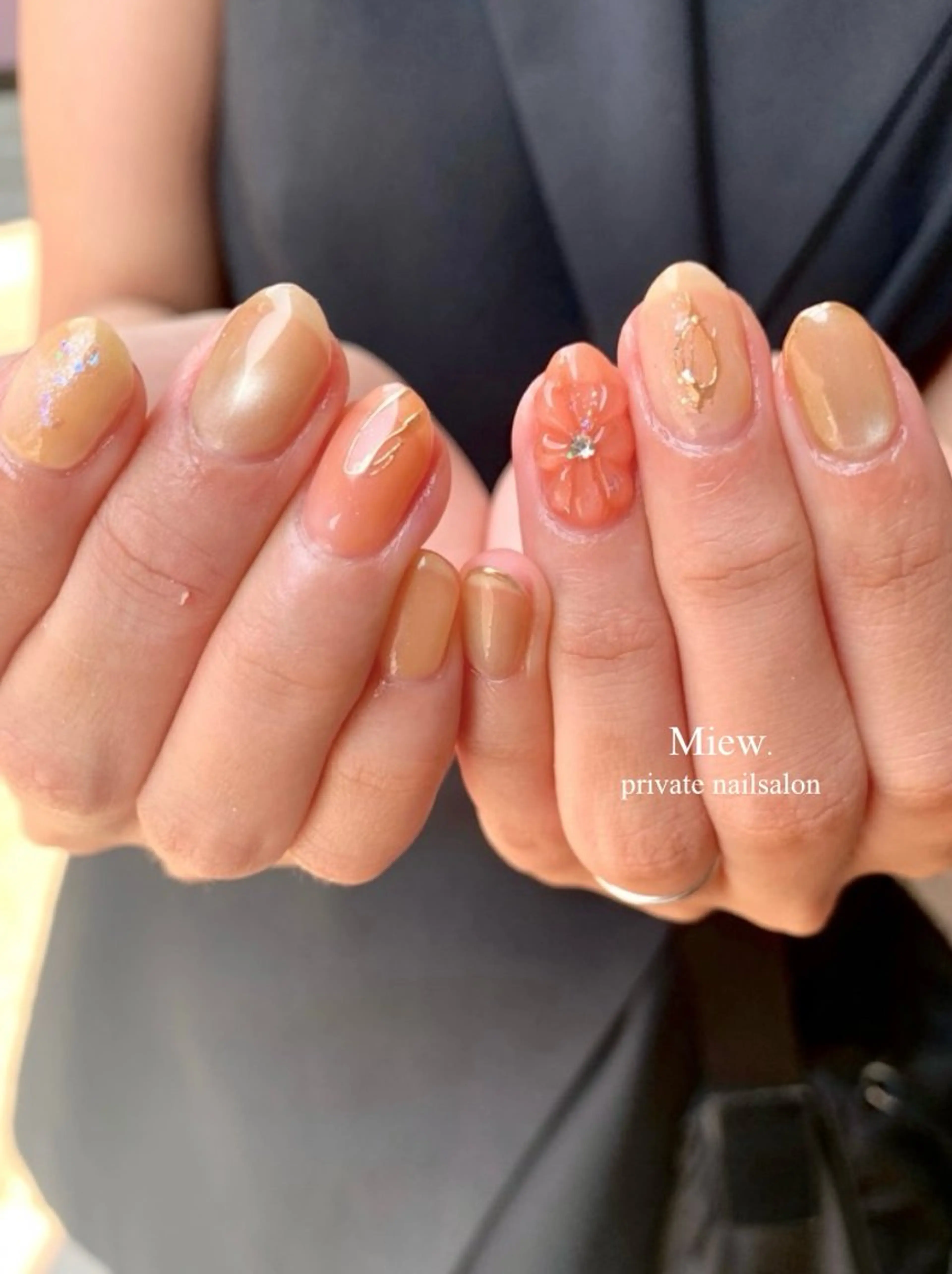 ネイル ブライダルネイル ハンドネイル Mina🫧 【Miew.】のネイルデザイン