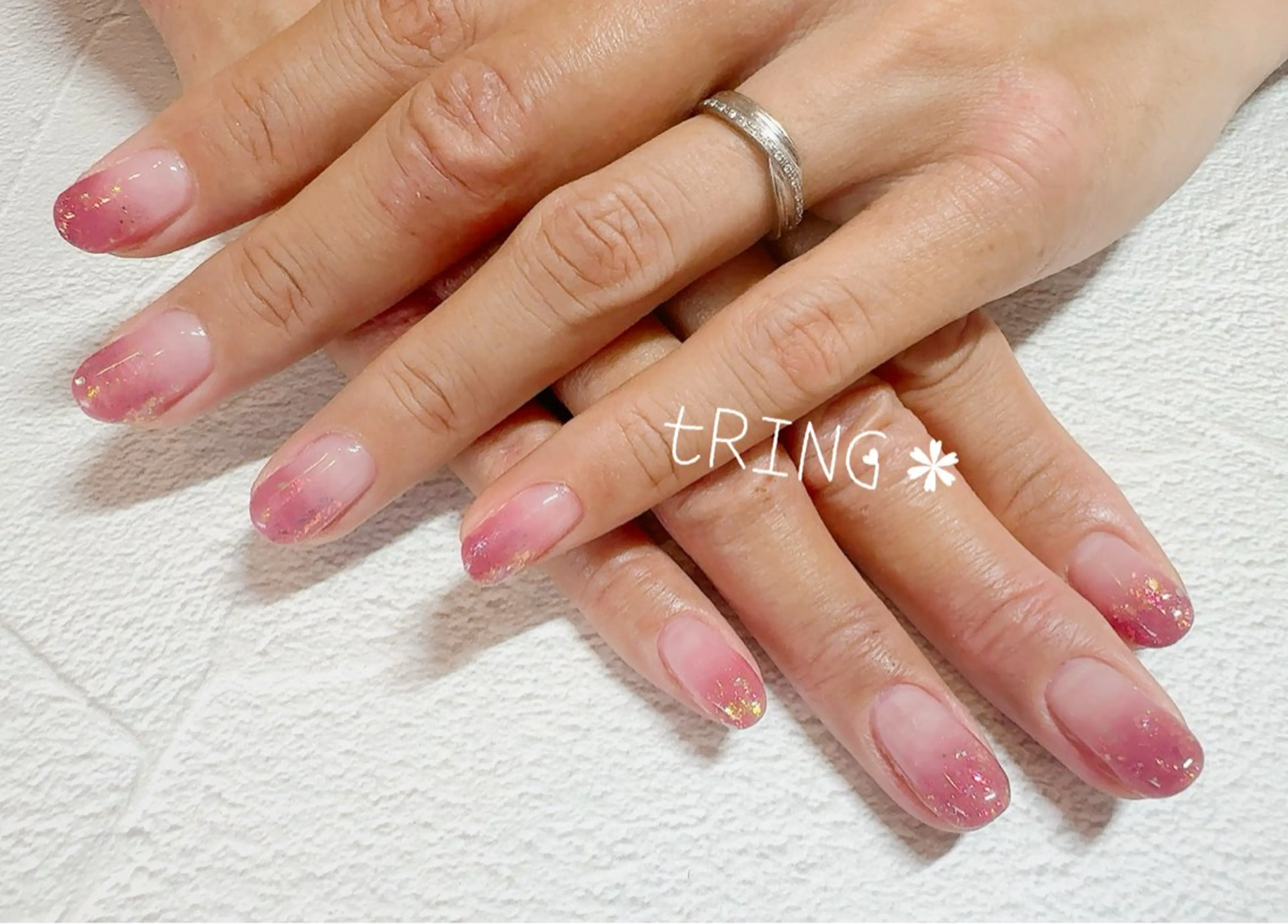 ネイル ハンドネイル tRING＊ しいの木台のネイルデザイン