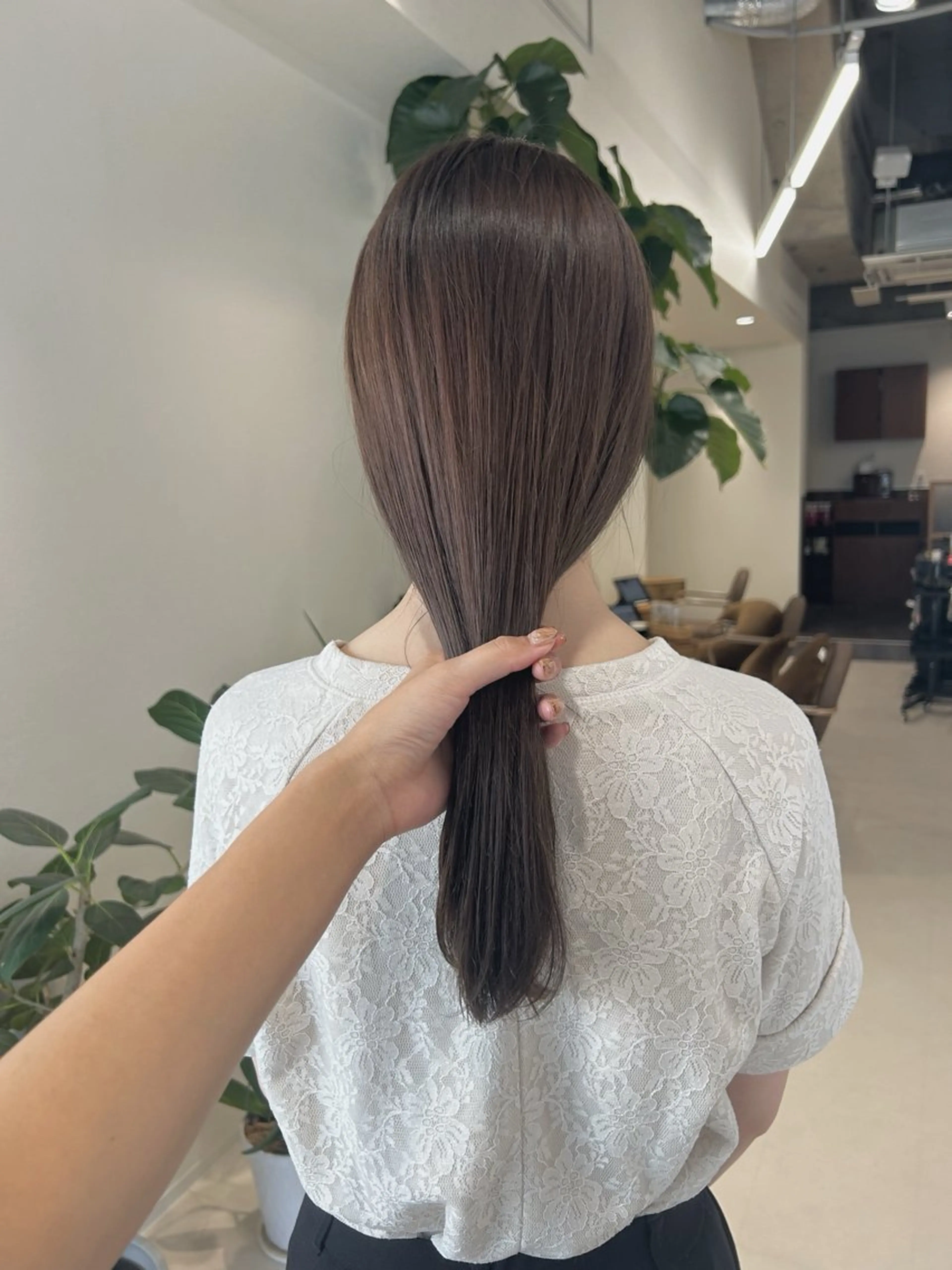 ロング カラー ヘアカラー トリートメント Liru:smart salon/茅ヶ崎のヘアスタイル