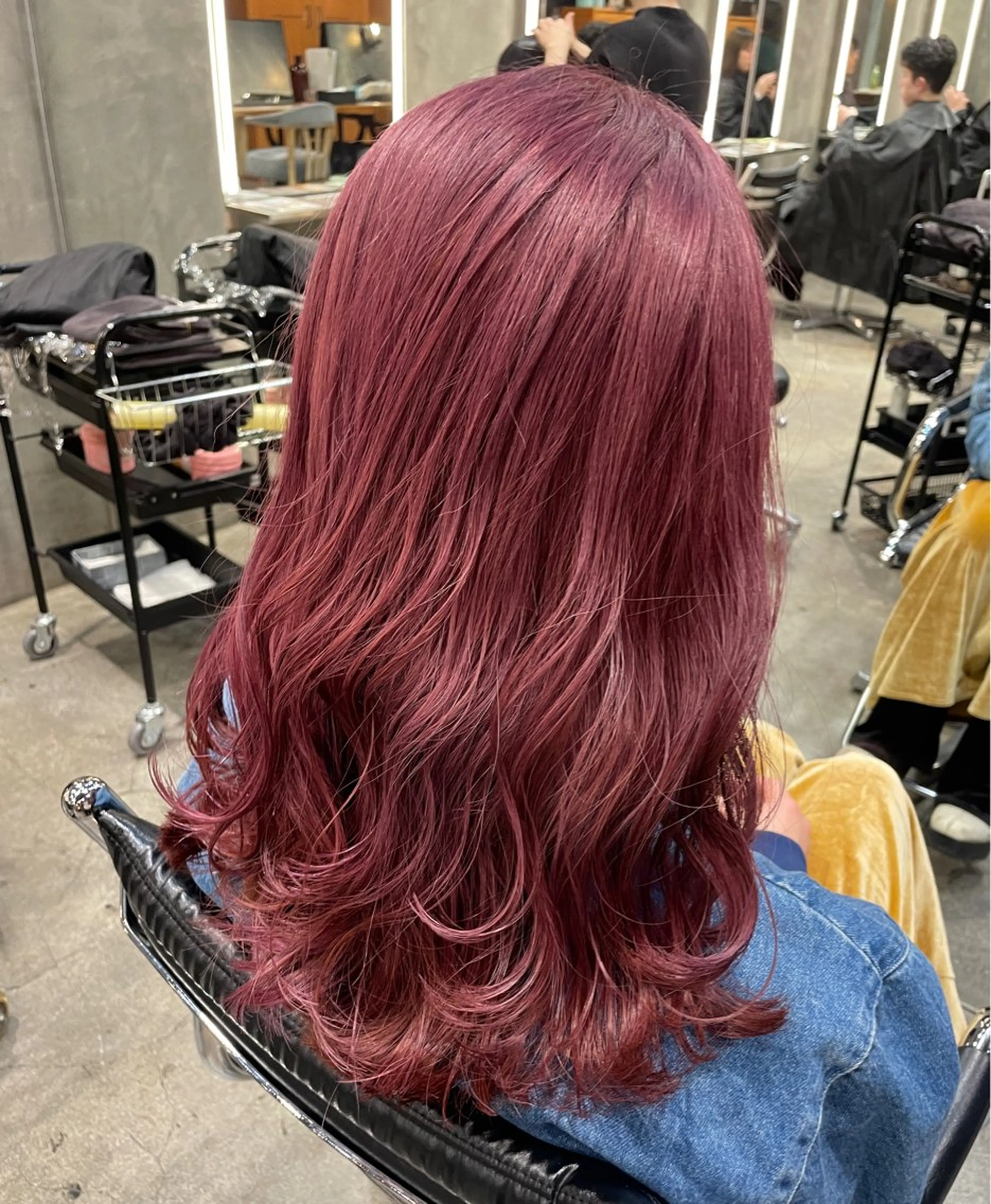 ロング カラー カット ヘアカラー トリートメント レイヤー/ 透明感カラー/マドカのヘアスタイル