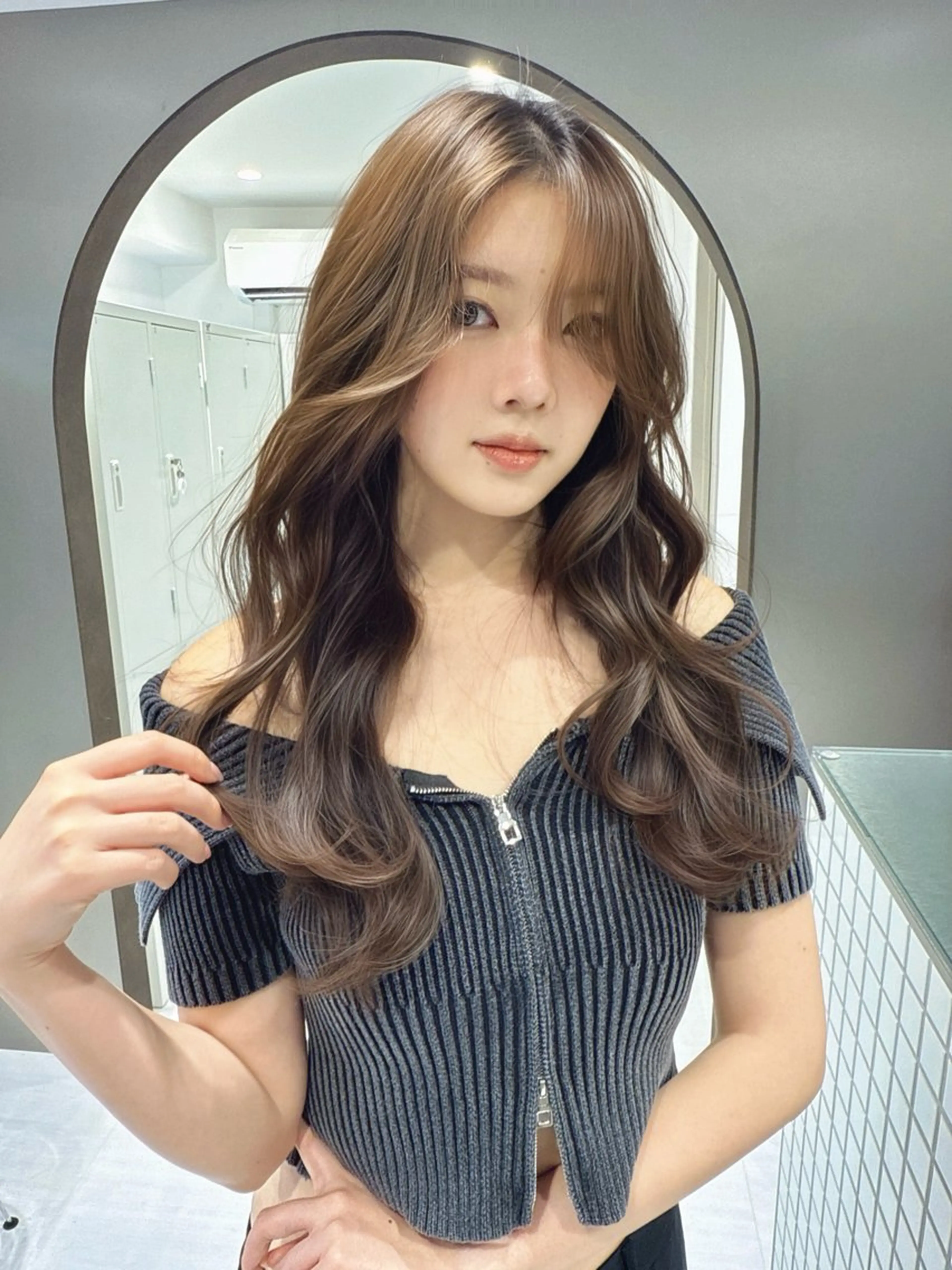 セミロング 期間限定無料カット まつきのヘアスタイル