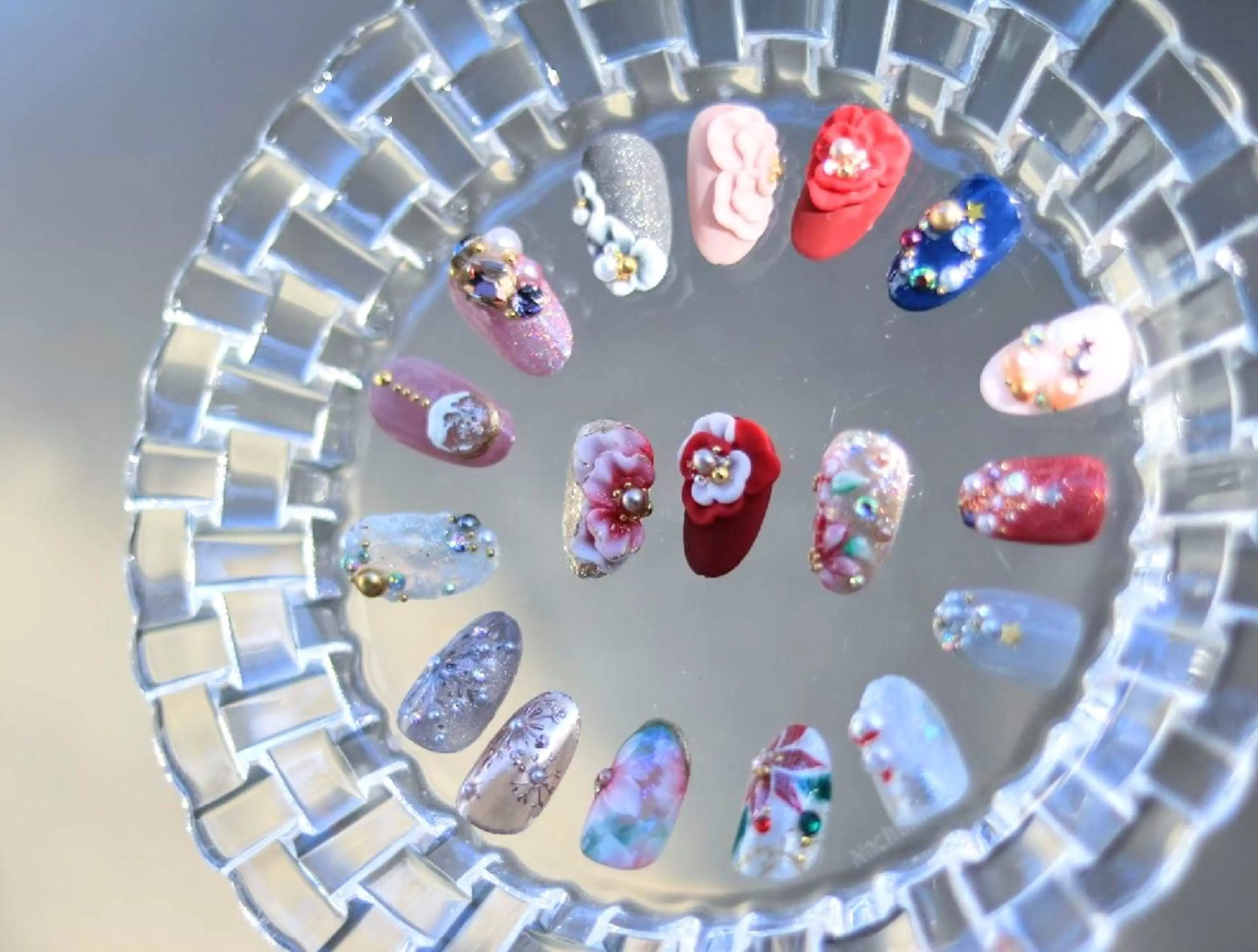 ネイル 冬ネイル クリスマス y-nail ★のネイルデザイン