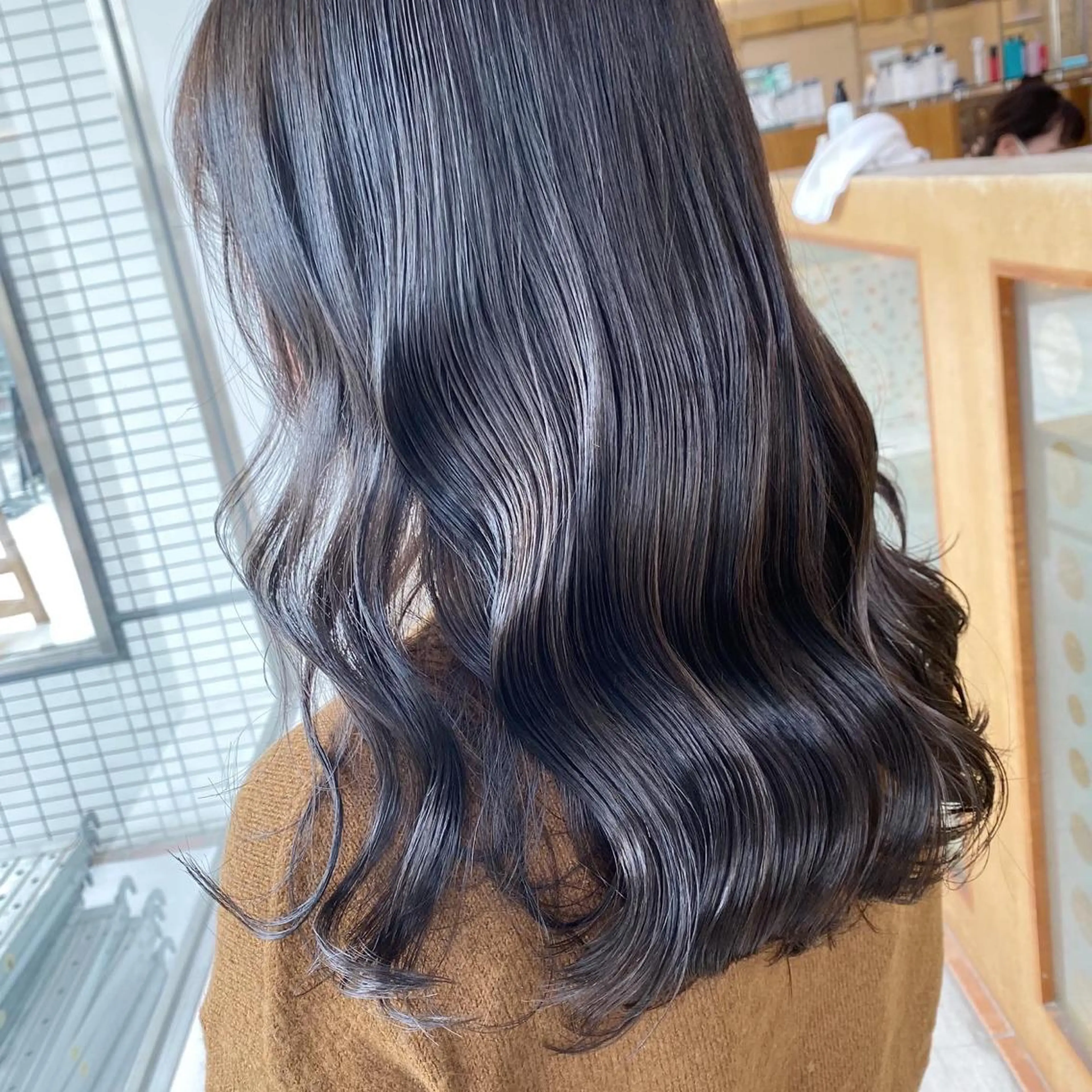 セミロング キッズ 艶髪レイヤー屋さん 大澤竜馬のヘアスタイル