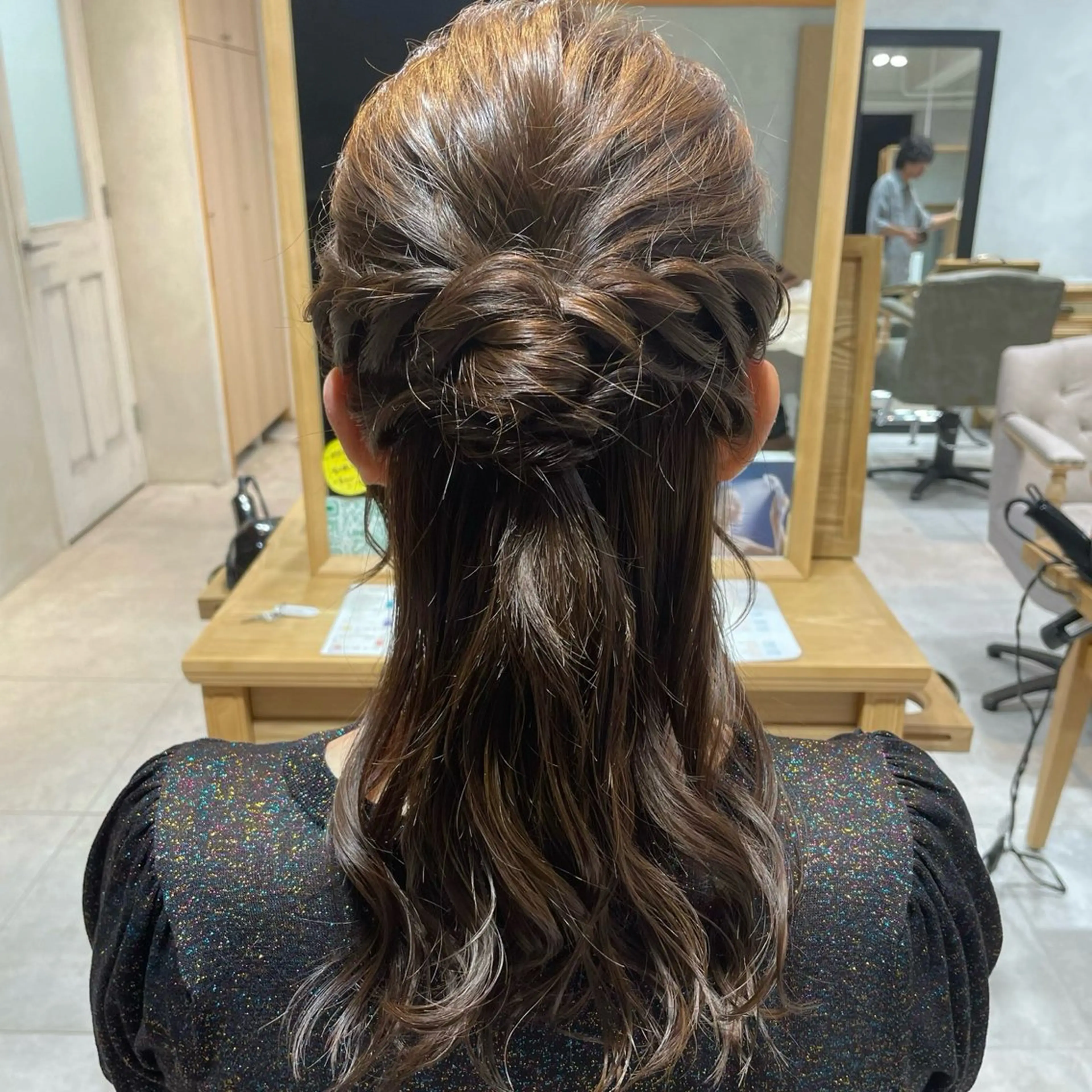 ヘアアレンジ ヘアセット 佐々木 悠莉のヘアスタイル