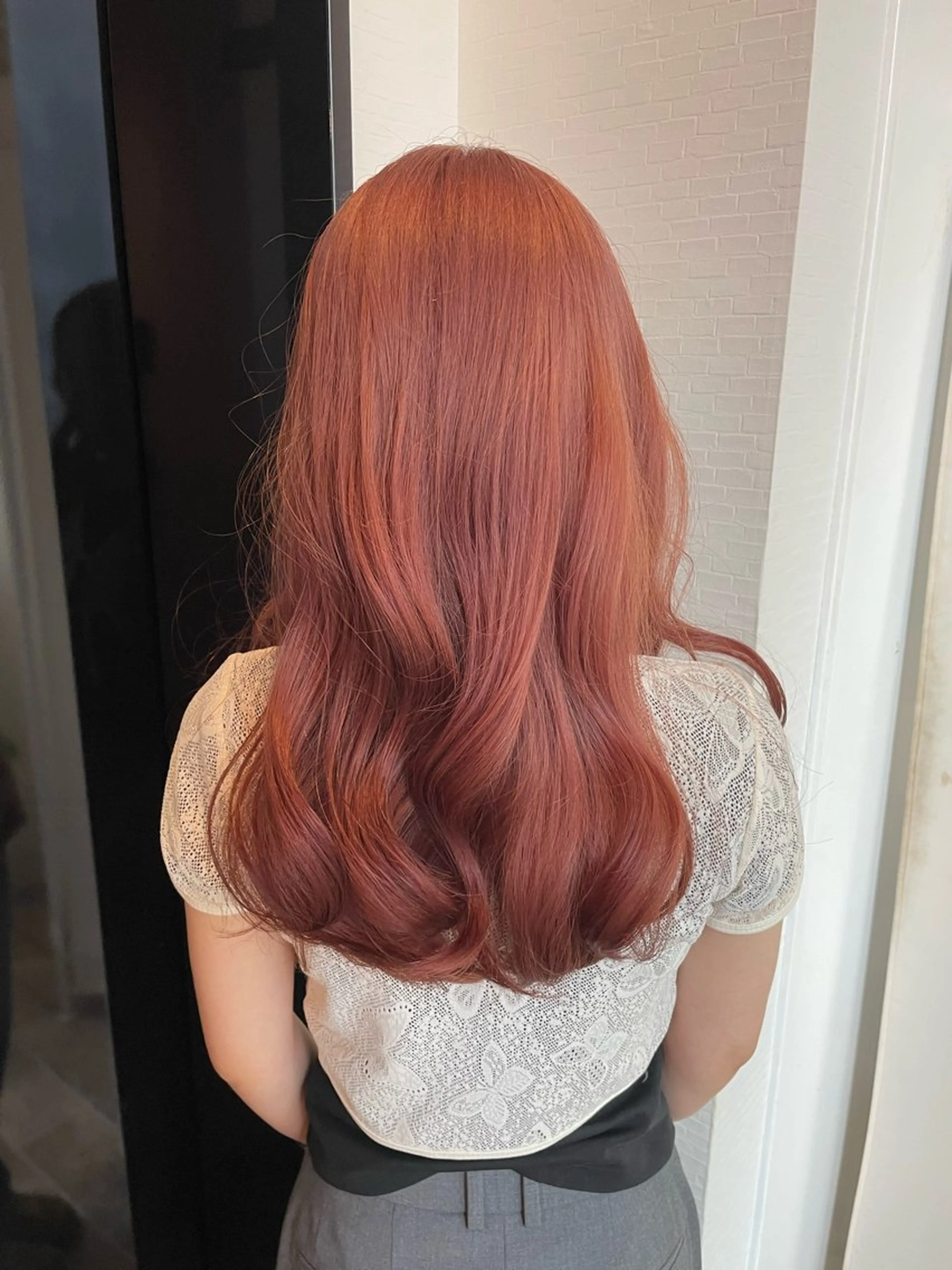 ロング カラー ベージュカラー ピンクカラー ピンクベージュ ヘアカラー トリートメント STAR RIVER所属・YUI/ ブリーチカラー🌷のヘアスタイル