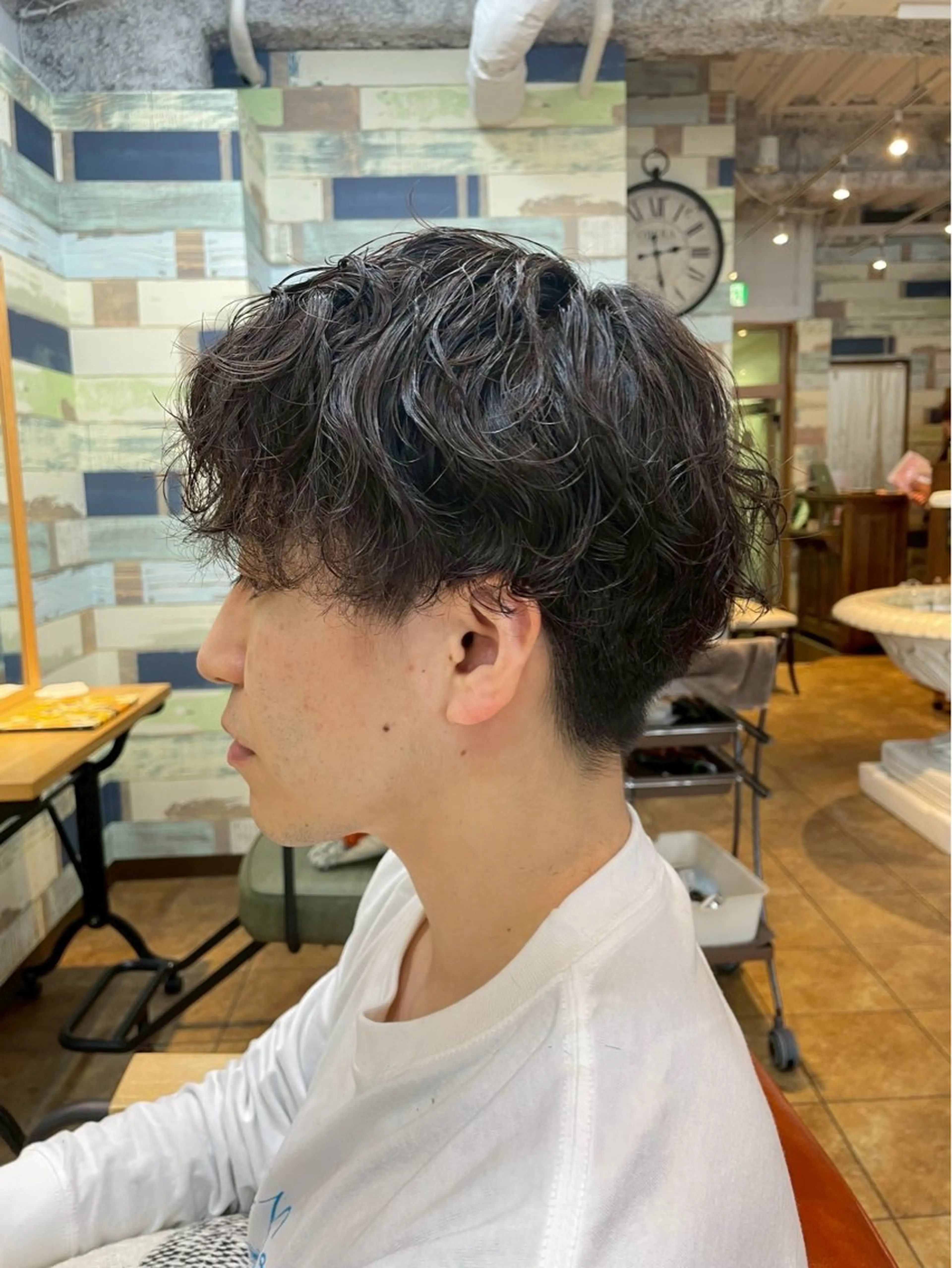 【メンズ限定】カット✂️+パーマ👩‍🦱🧑‍🦱　⚠️ミルボンID登録必須⚠️の写真