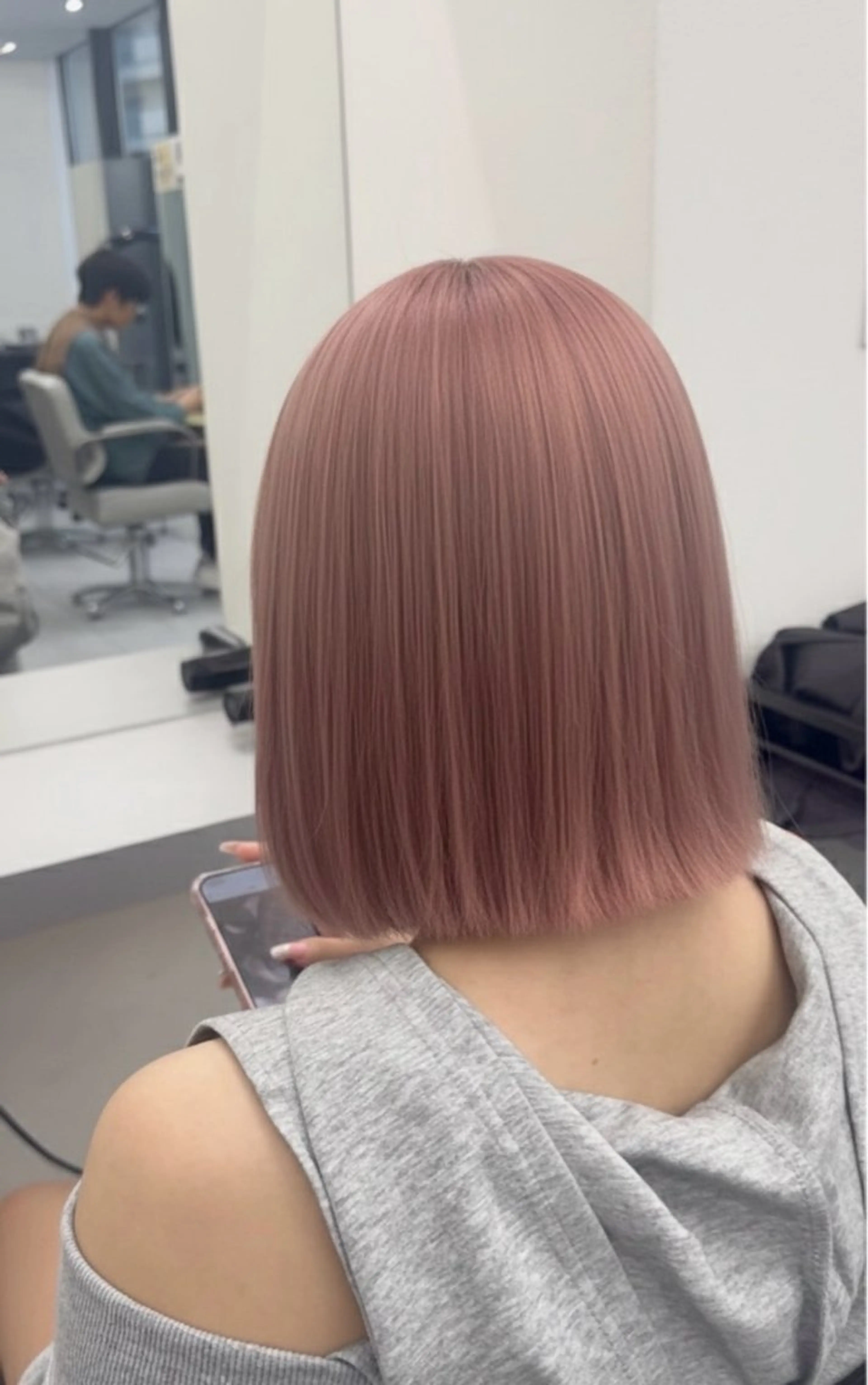 ショート カラー ヘアアレンジ ヘアカラー 🐹ブリーチ/ボブ /韓国ヘア/蓮🐹のヘアスタイル