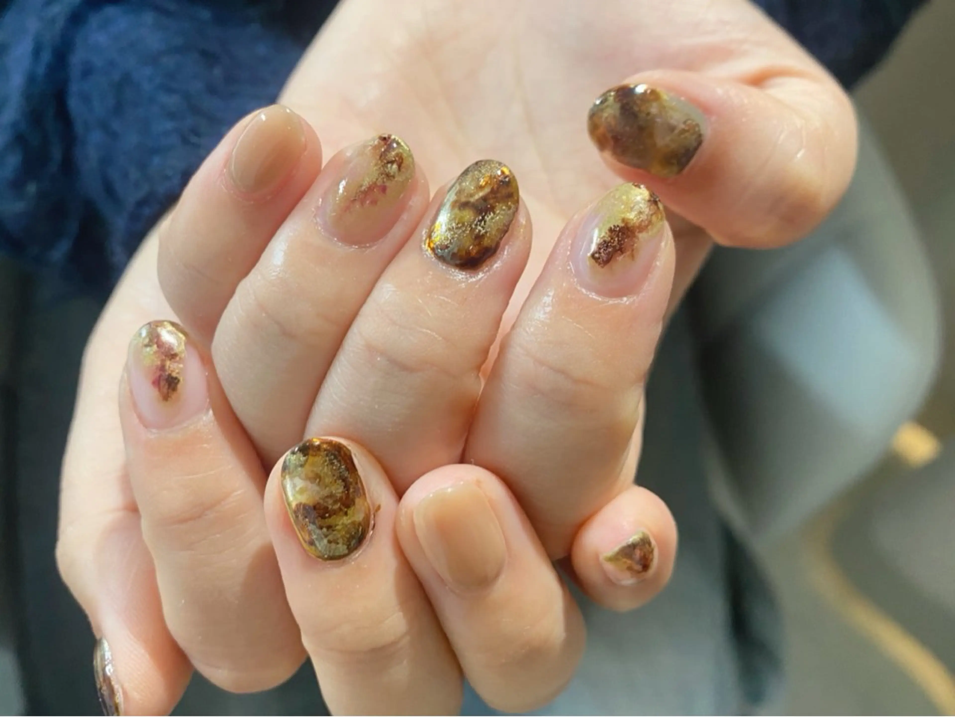 ネイル ニュアンスネイル ハンドネイル nailsalon Única ウニカのネイルデザイン