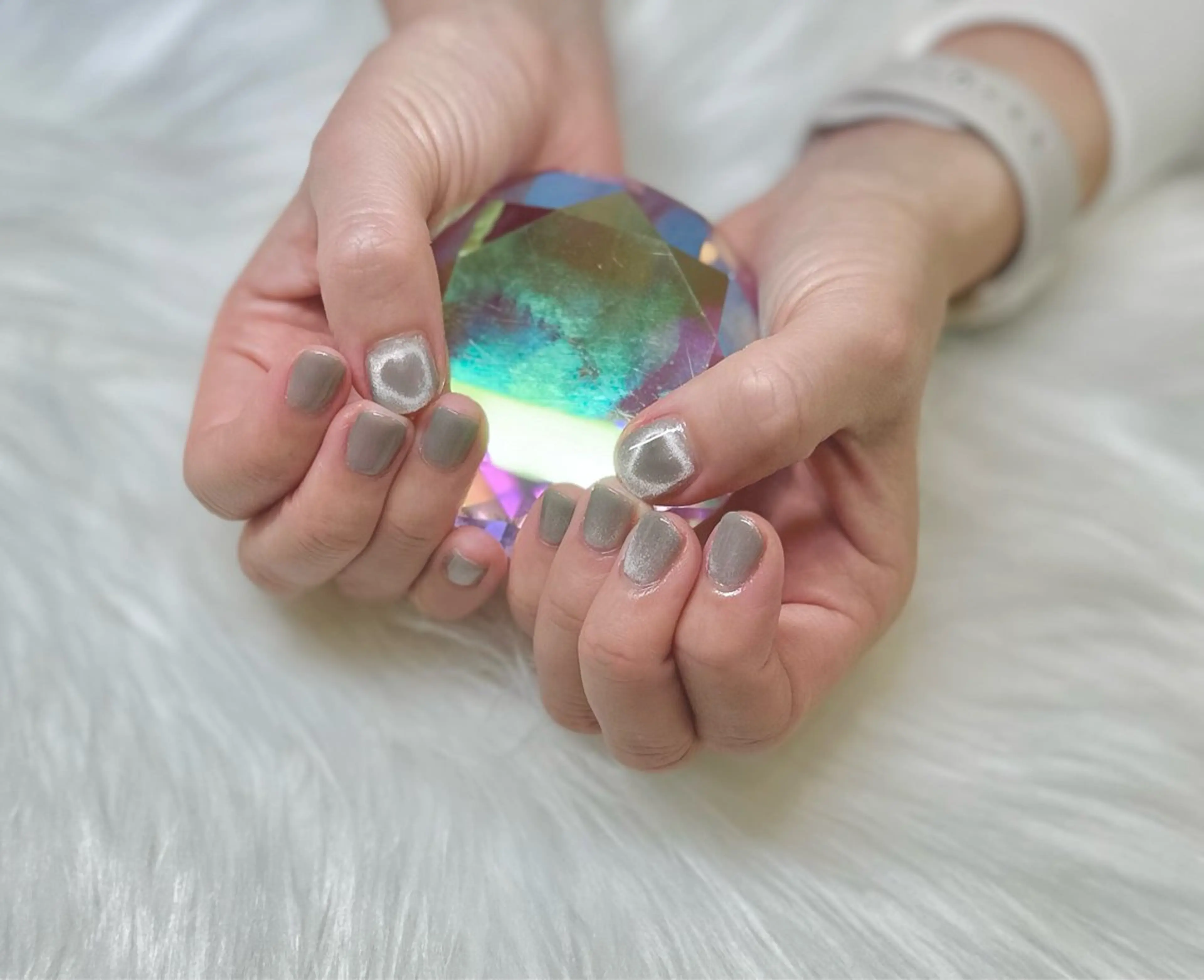 ネイル アートネイル ハート マグネットネイル m_nail所属・O Mayaのネイルデザイン