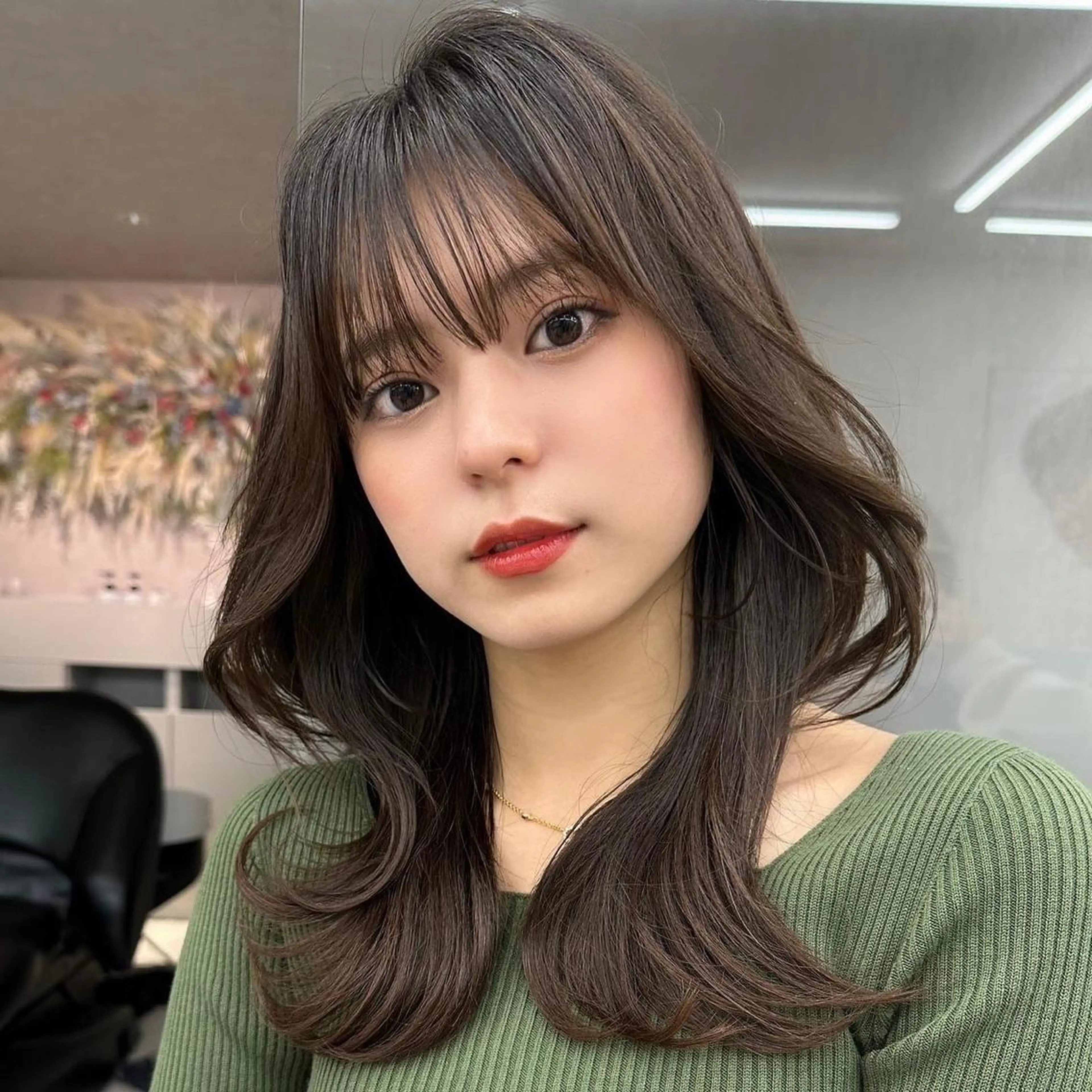 ロング カット ヘアカラー 縮毛矯正 トリートメント ✨髪質改善特化✨副 店長椎葉信乃介のヘアスタイル