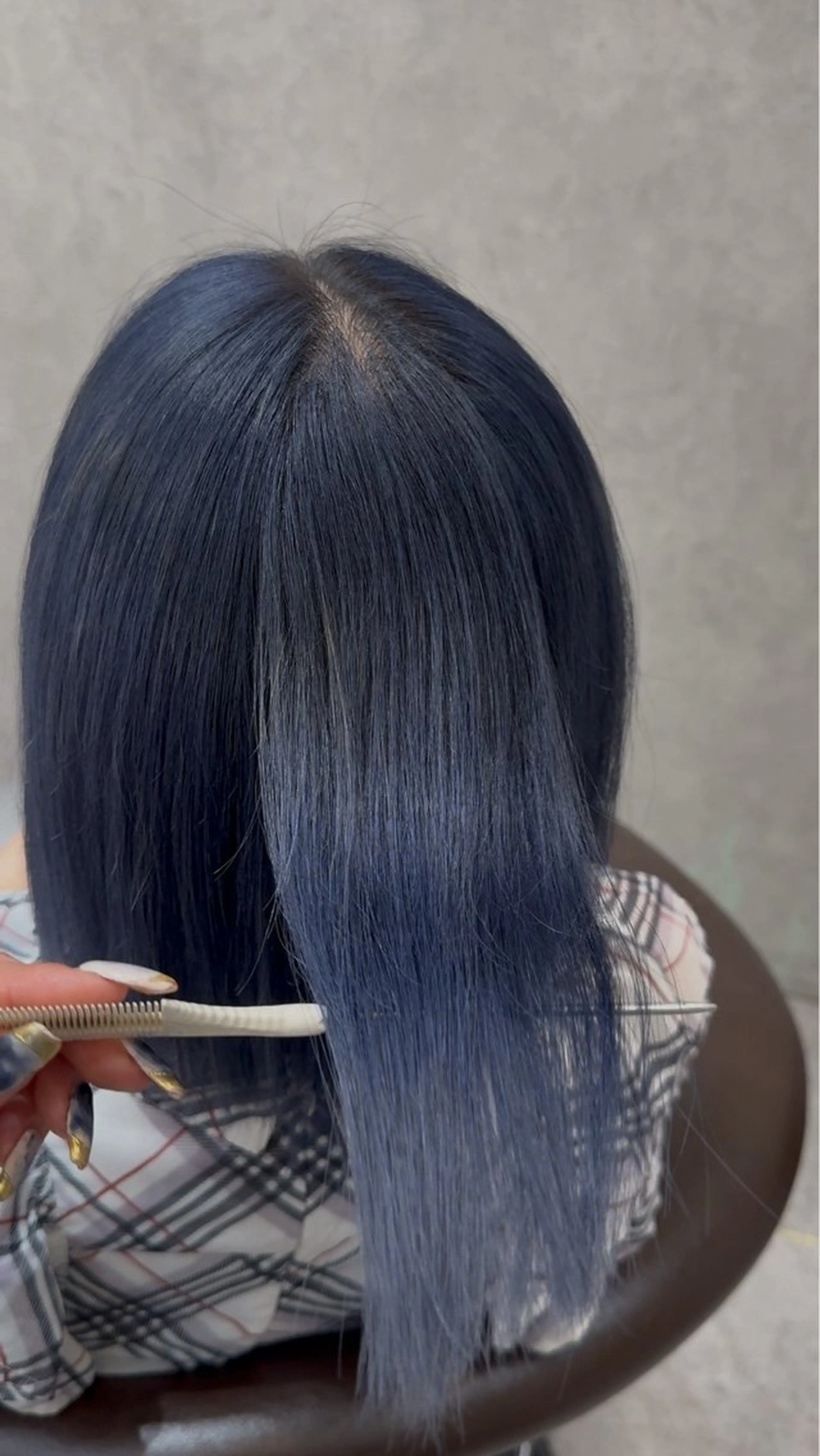 ミディアム ヘアカラー トリートメント Nanami/透明感 カラー/グレージュのヘアスタイル