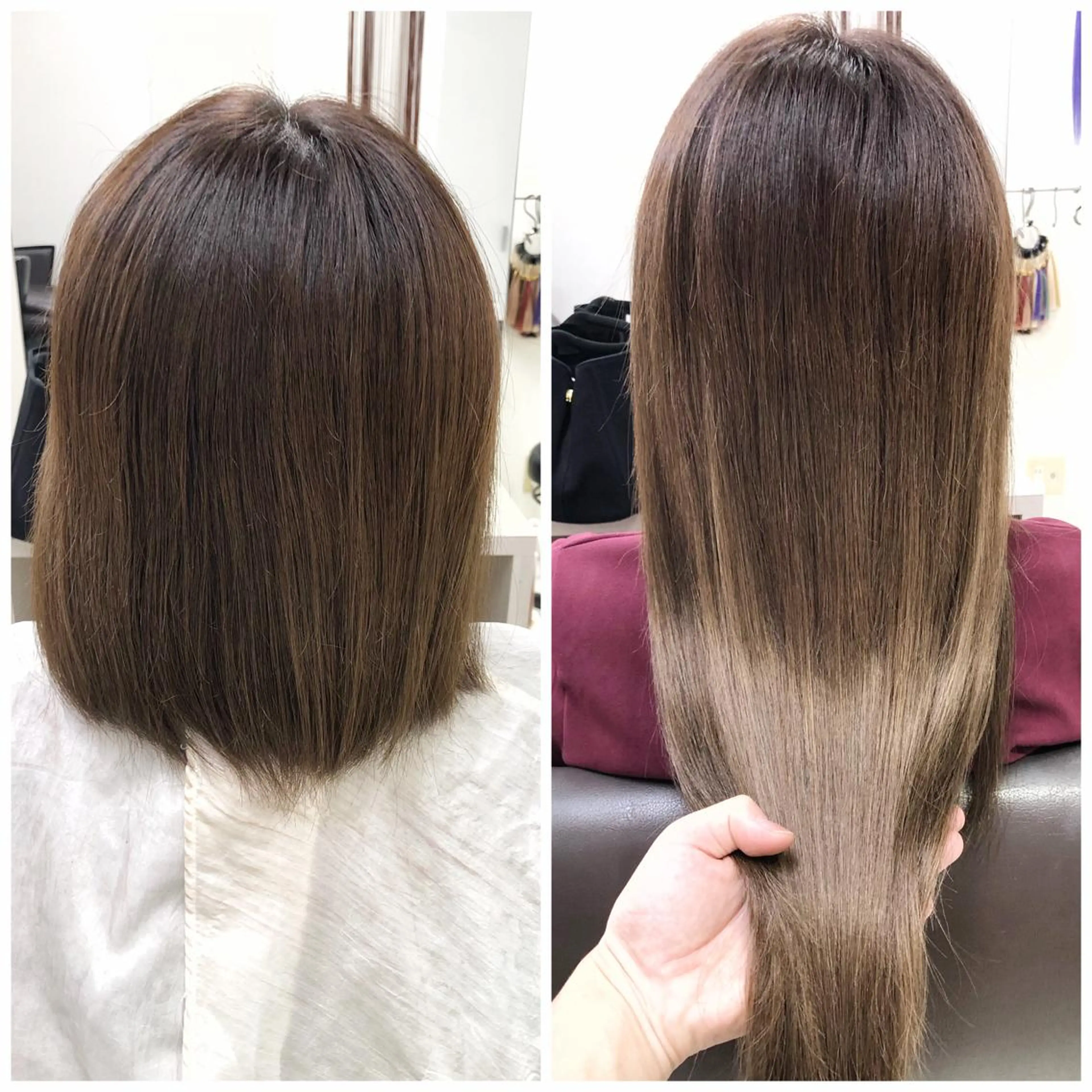 ロング エクステ 池袋🧡ダブルカラー /馴染ませエクステのヘアスタイル