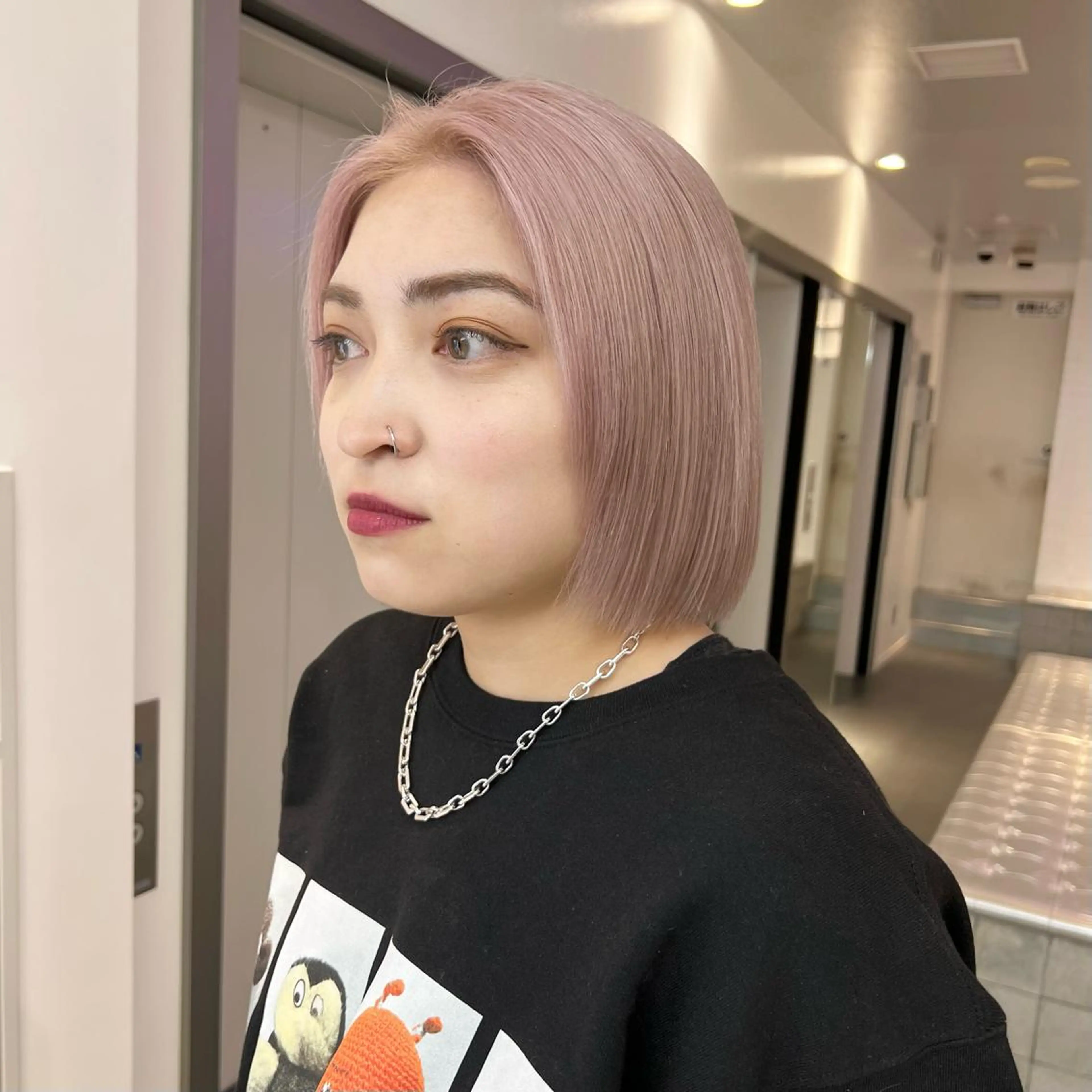 ショート カラー ヘアカラー トリートメント 🥃ベージュ/ ボブ🥃Yujiroのヘアスタイル