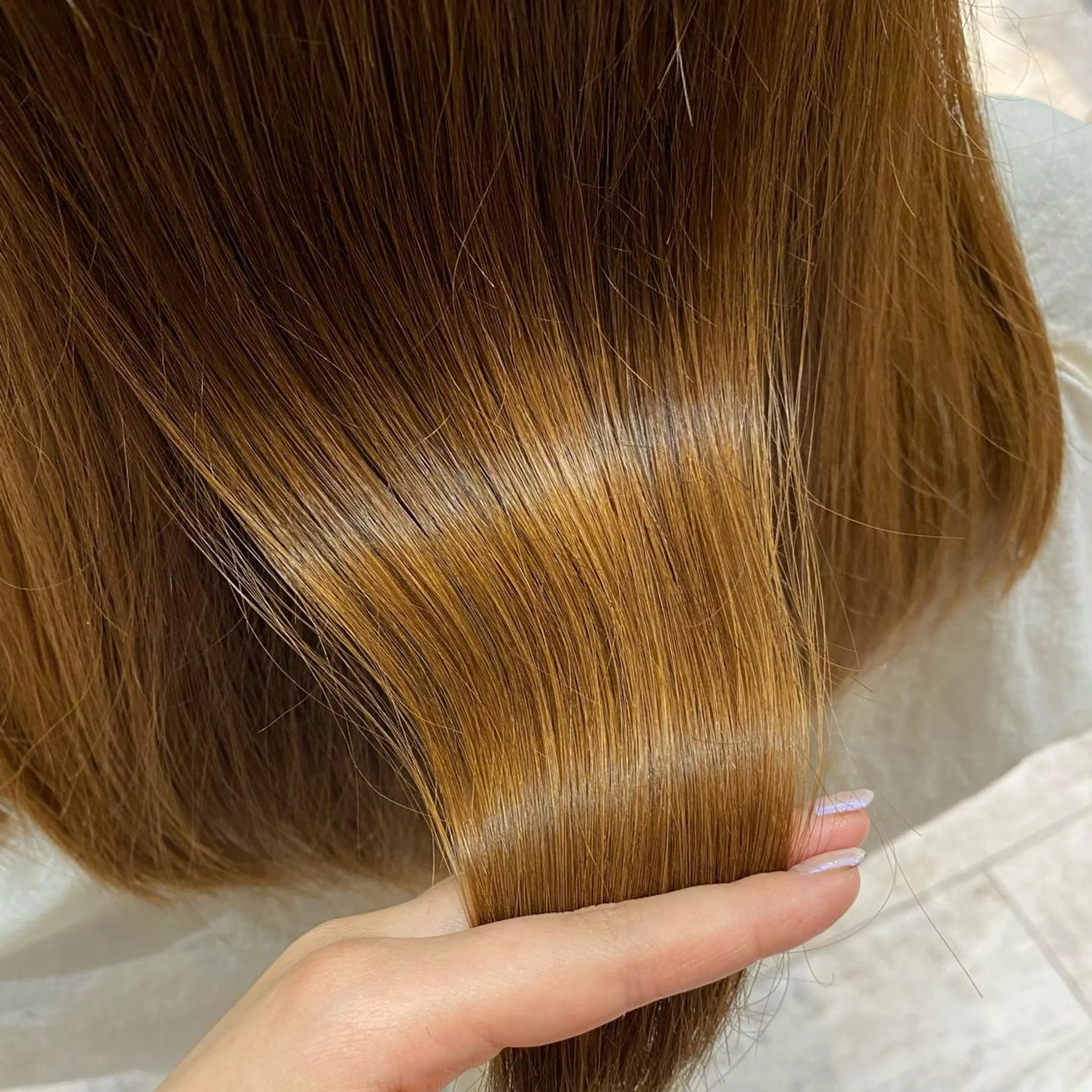 ロング カラー カット ヘアカラー トリートメント 🫧透け感⋆艶髪💎 山口アヤカのヘアスタイル