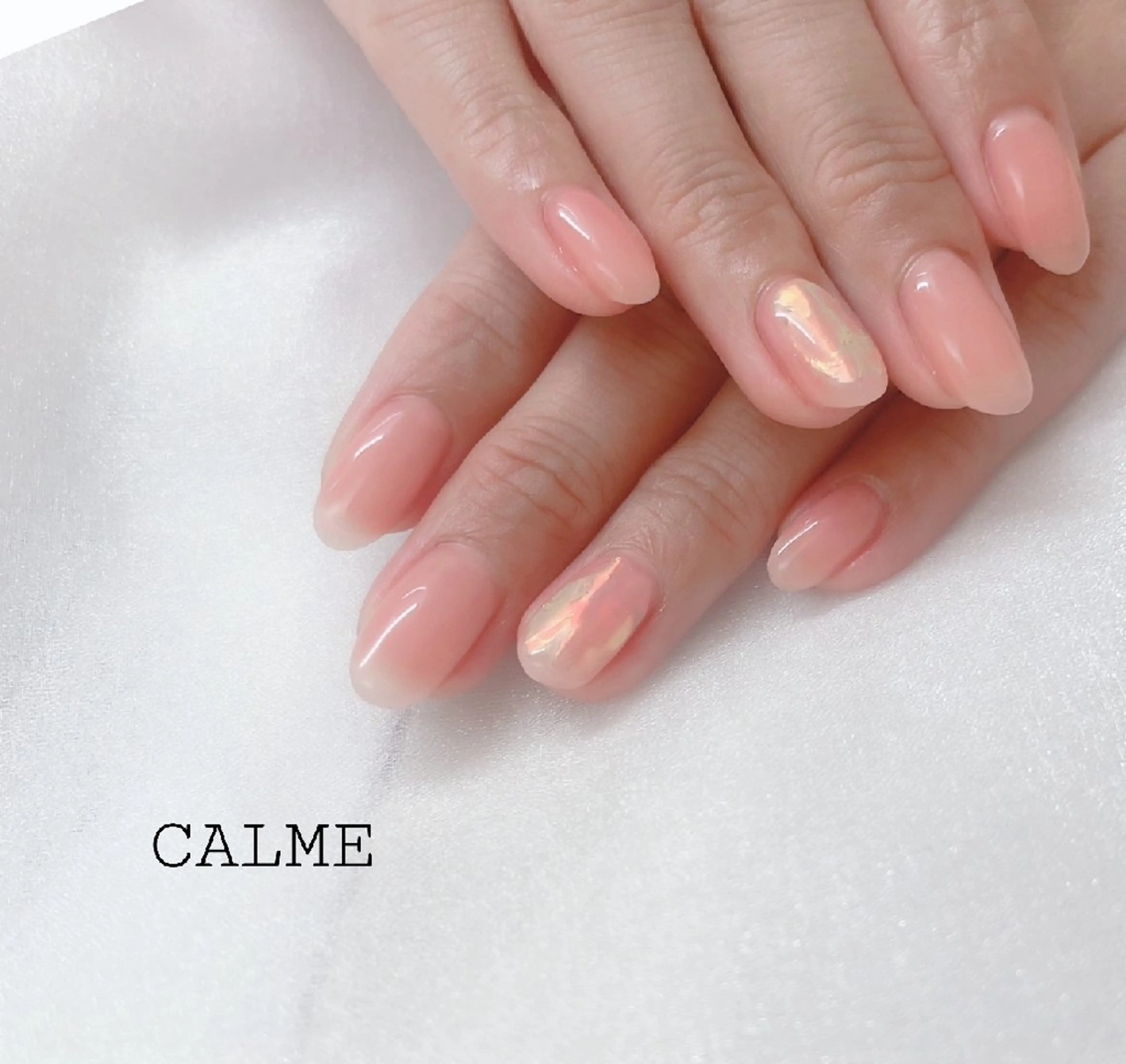 ネイル シンプルネイル ハンドネイル CALME ♡のネイルデザイン