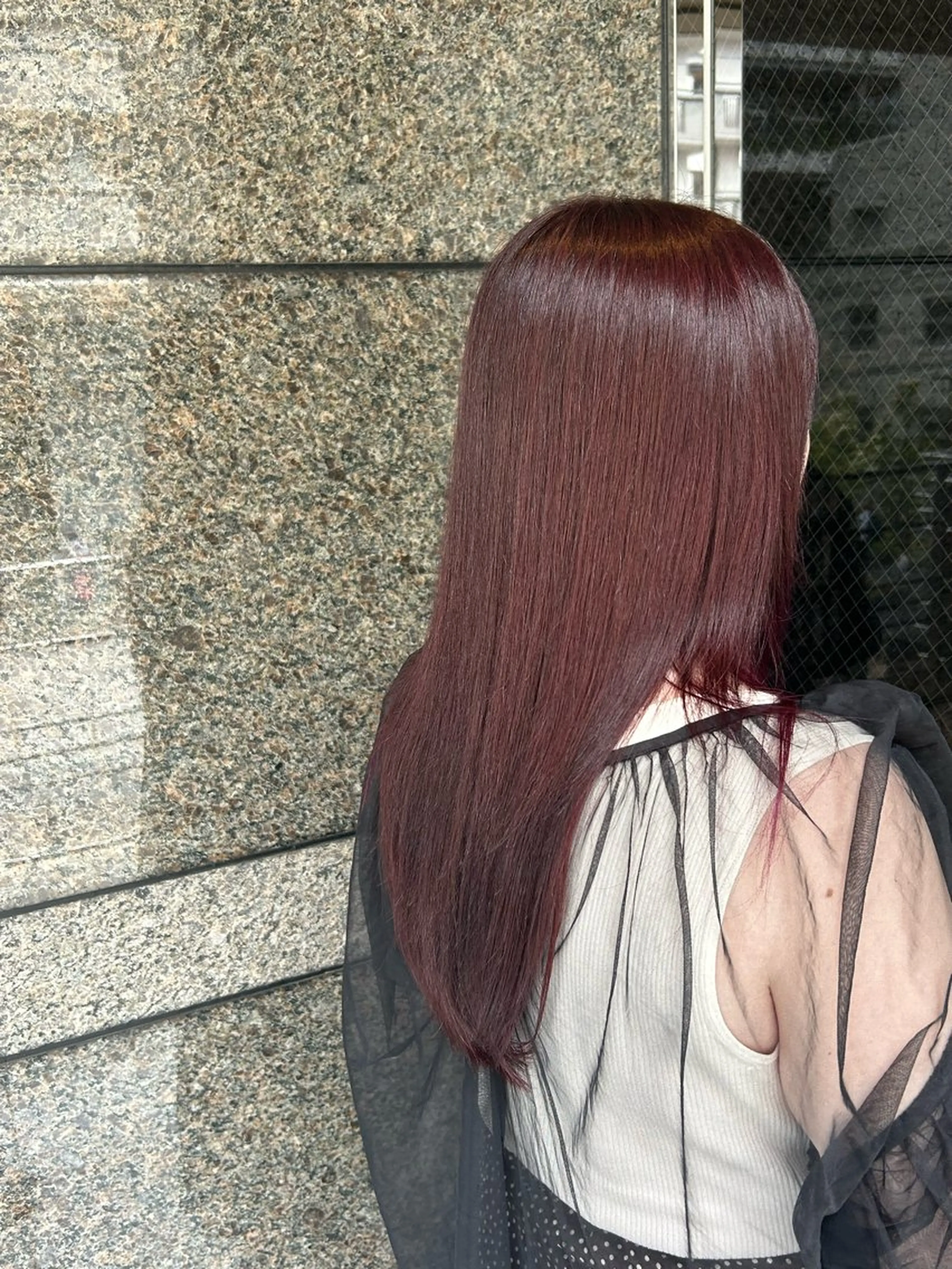 ロング トリートメント 田中 らなのヘアスタイル