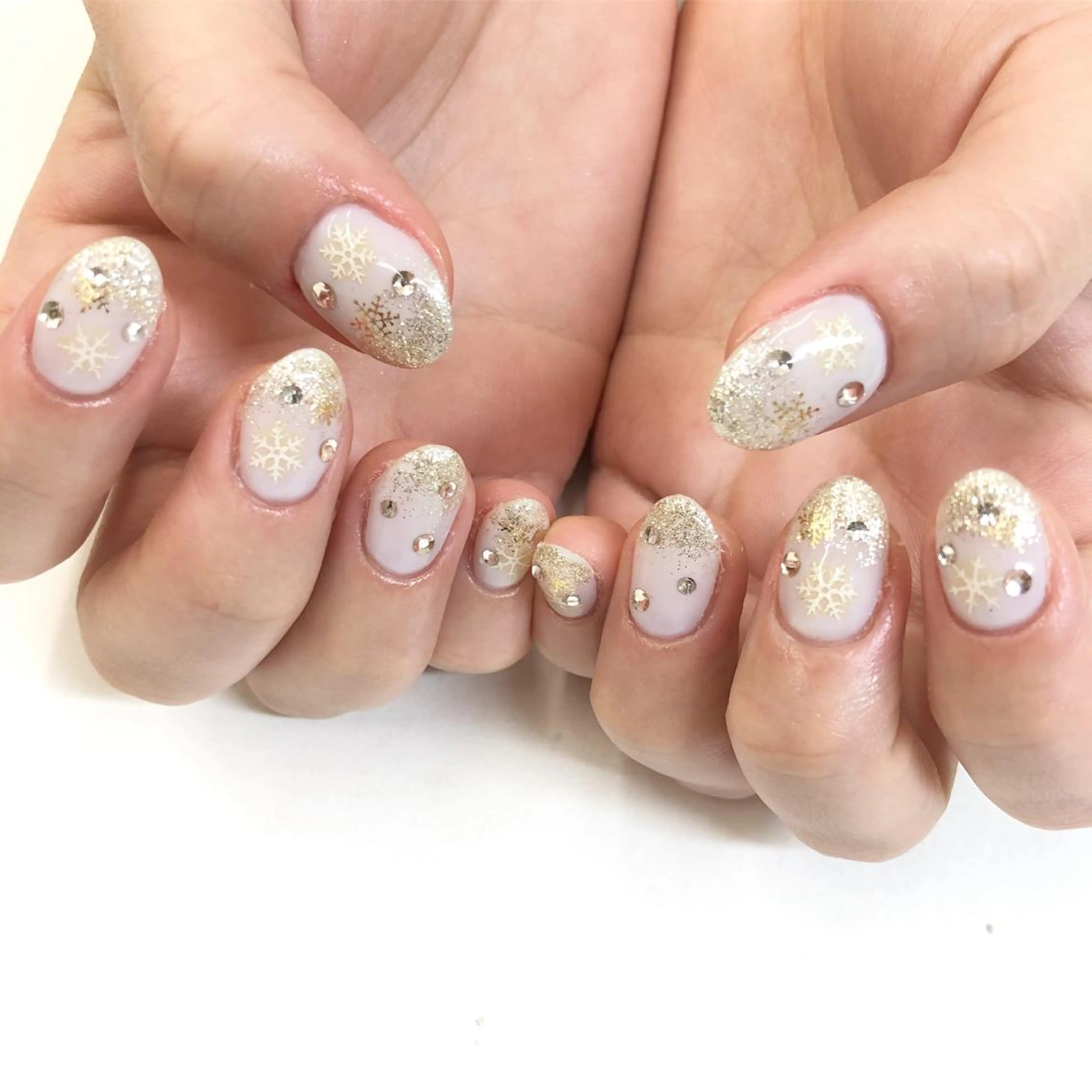 ネイル 冬ネイル Minami 🍓のネイルデザイン