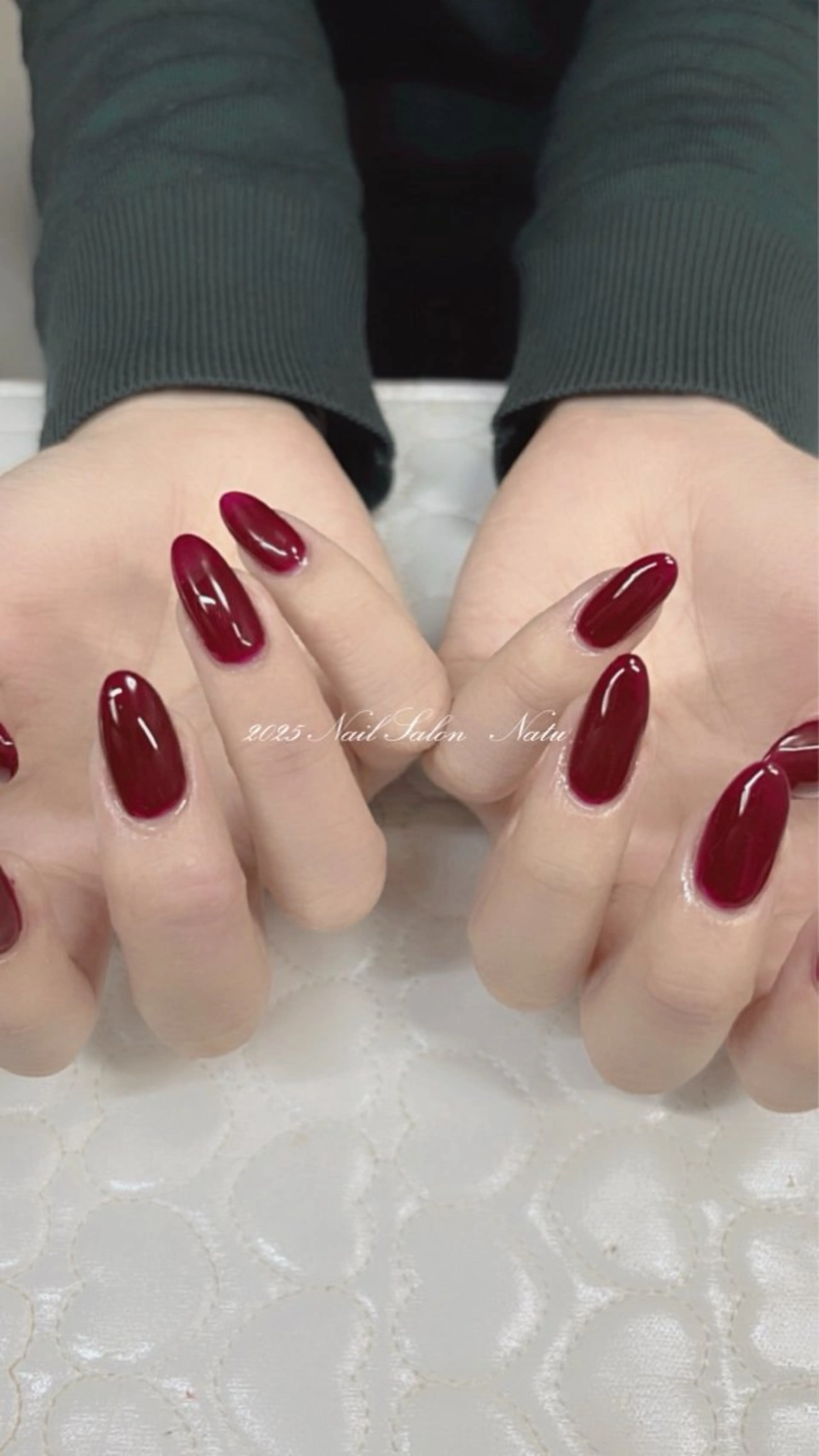 ネイル 長さ出し ロングネイル nailsalon Natuのネイルデザイン