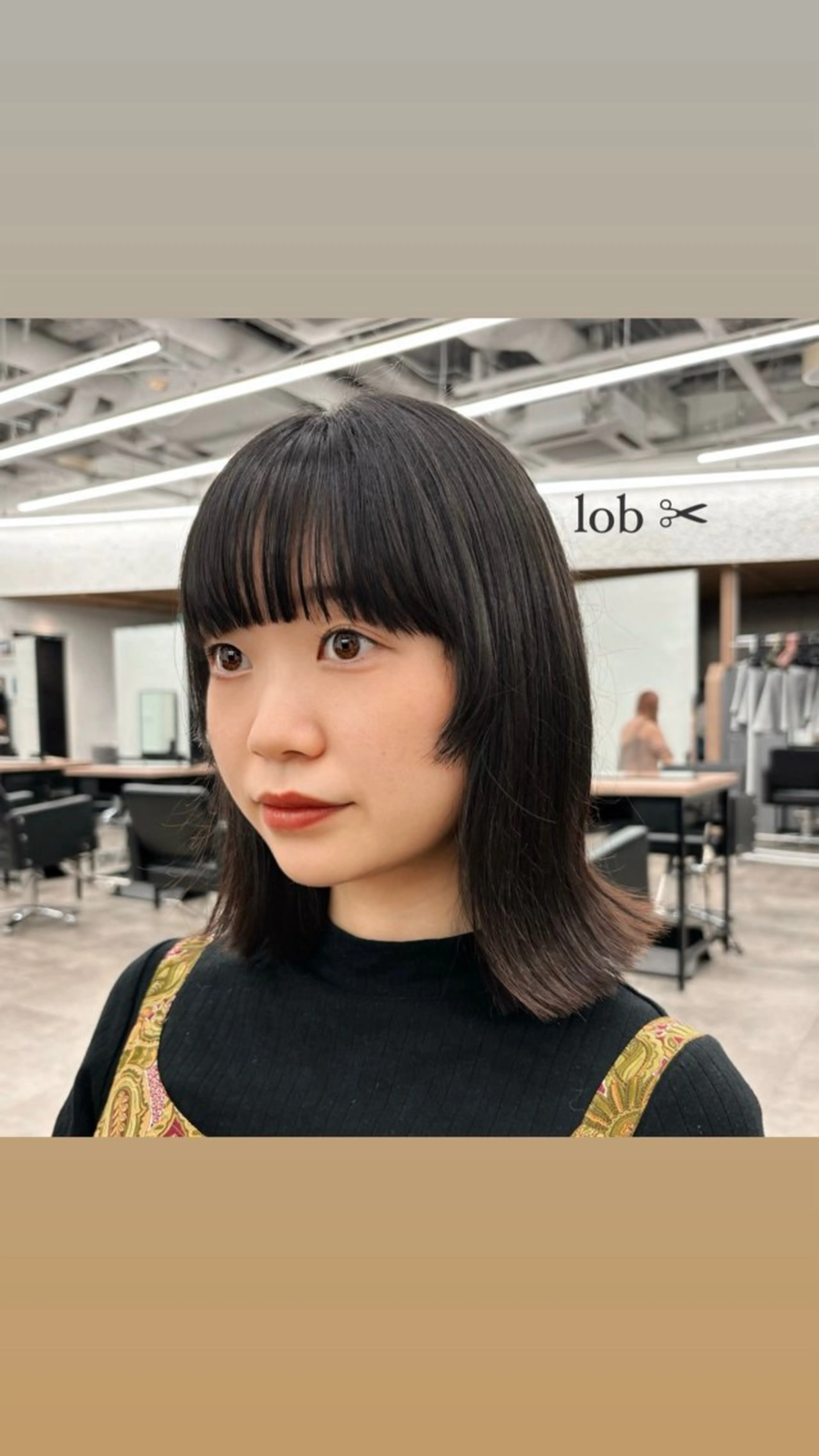ミディアム カラー ヘアアレンジ カット ヘアカラー トリートメント 🌱ボブ/レイヤー/ ベージュ/あやみ✨のヘアスタイル