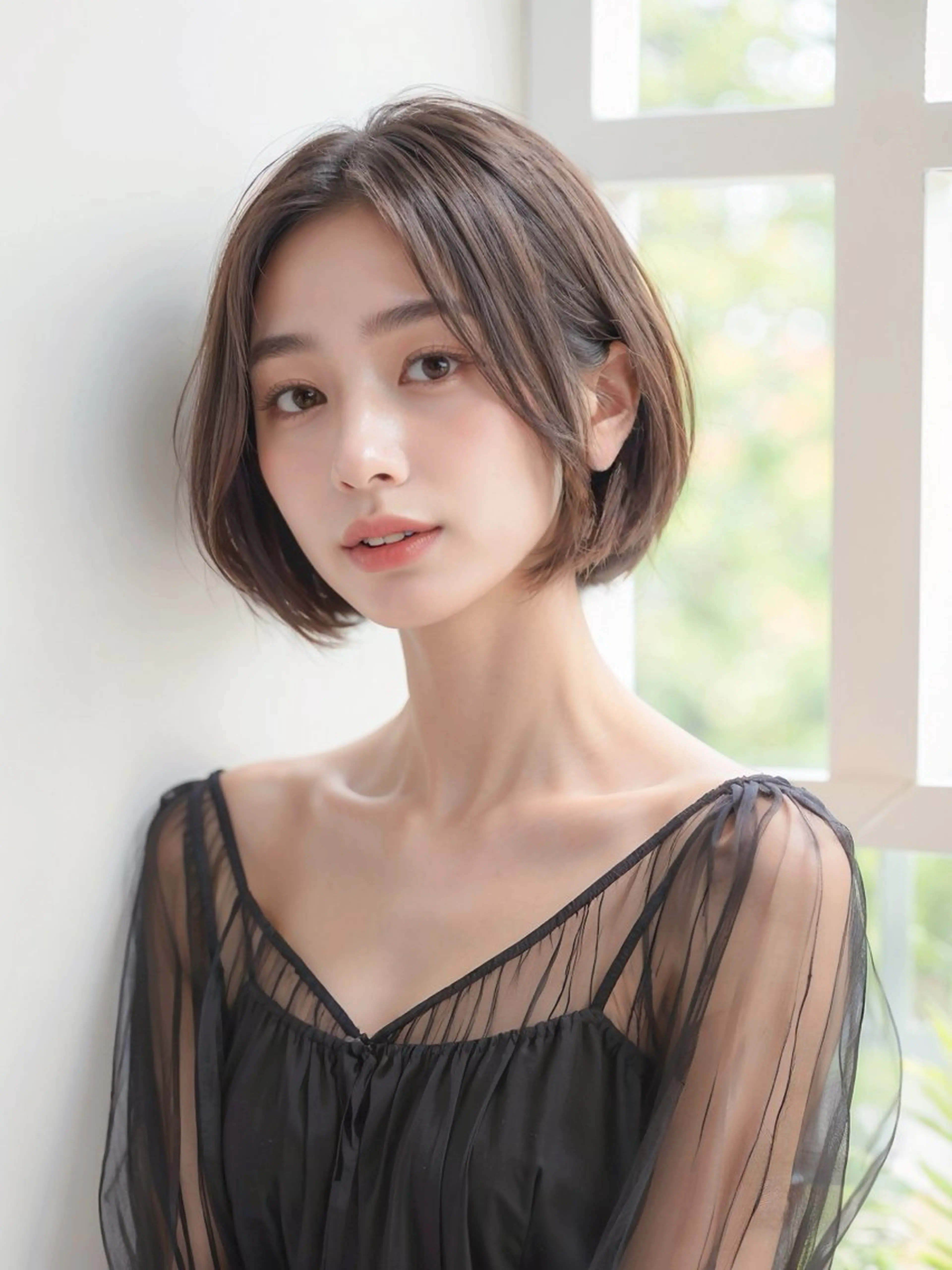 ショート カラー カット ヘアカラー トリートメント neon  hair亀戸店所属・🌈neonhair 透明感✨カラー🌈のヘアスタイル