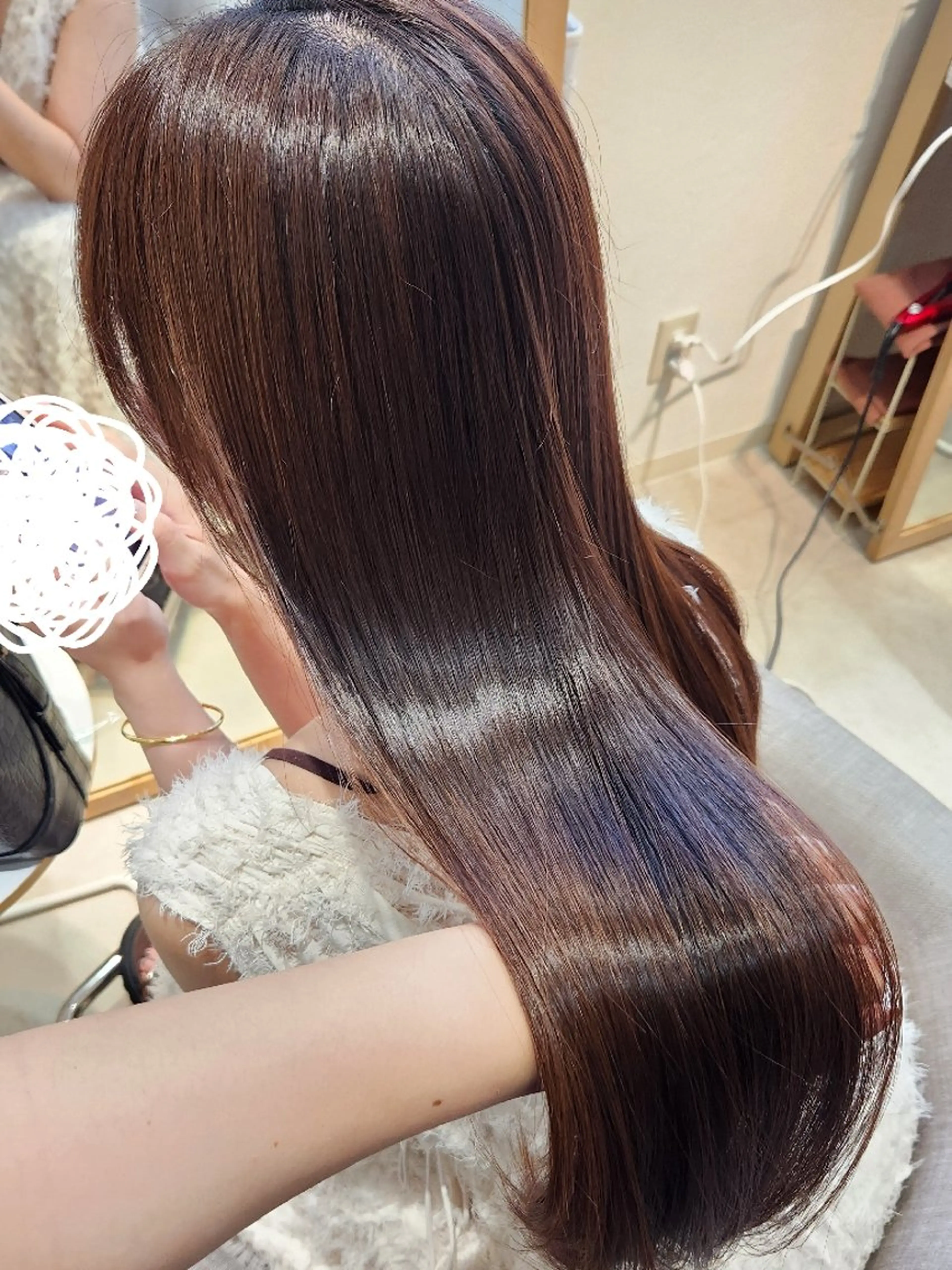 ロング 髪質改善 トリートメント トリートメント 【縮毛矯正/髪質改善 カラー】yumiのヘアスタイル