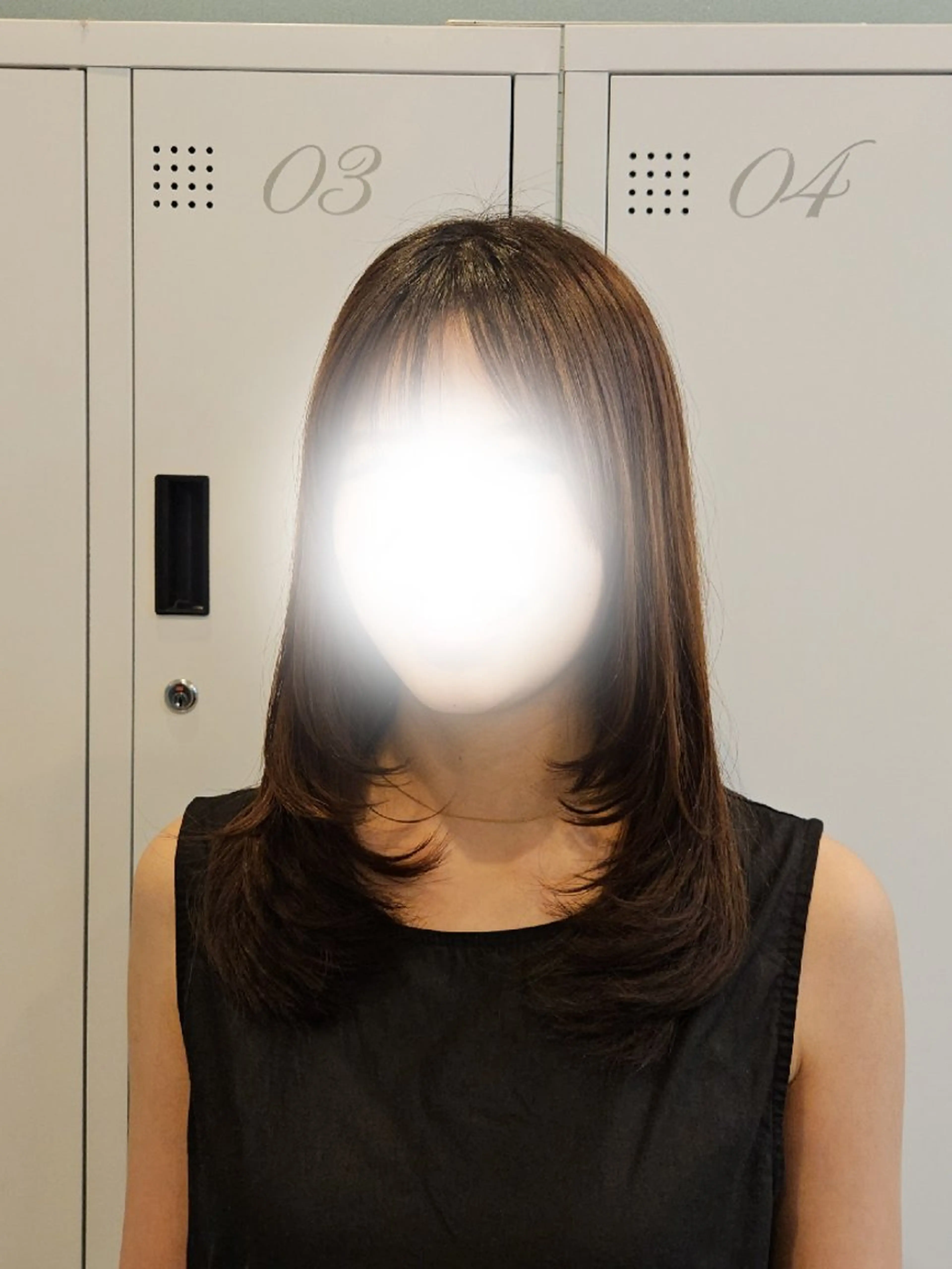 ミディアム 韓国風ヘア レイヤーカット カット ミク🇰🇷 /Agu hairのヘアスタイル