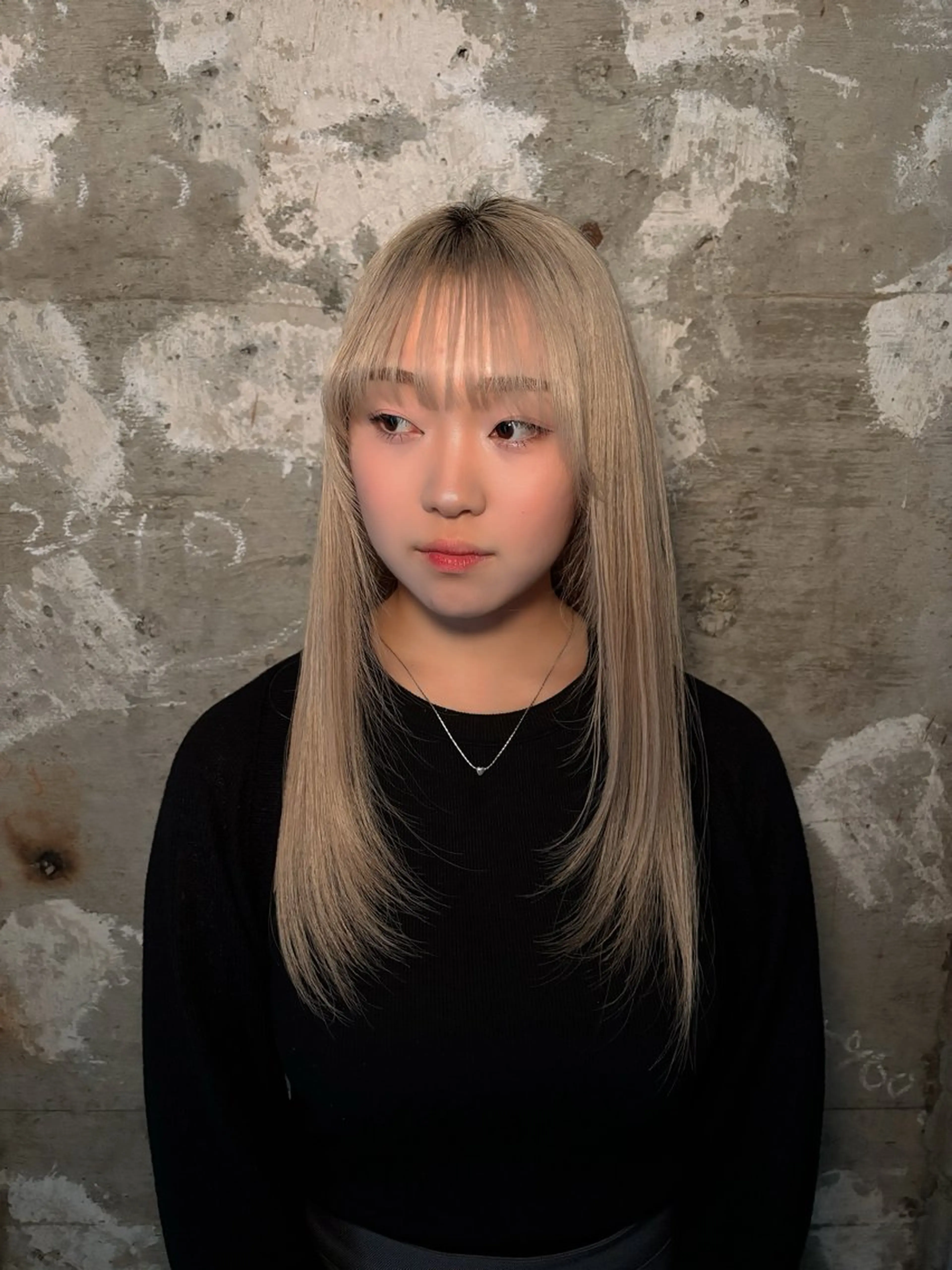 ロング 落合智登世🌀トリー トメントモデル募集中のヘアスタイル
