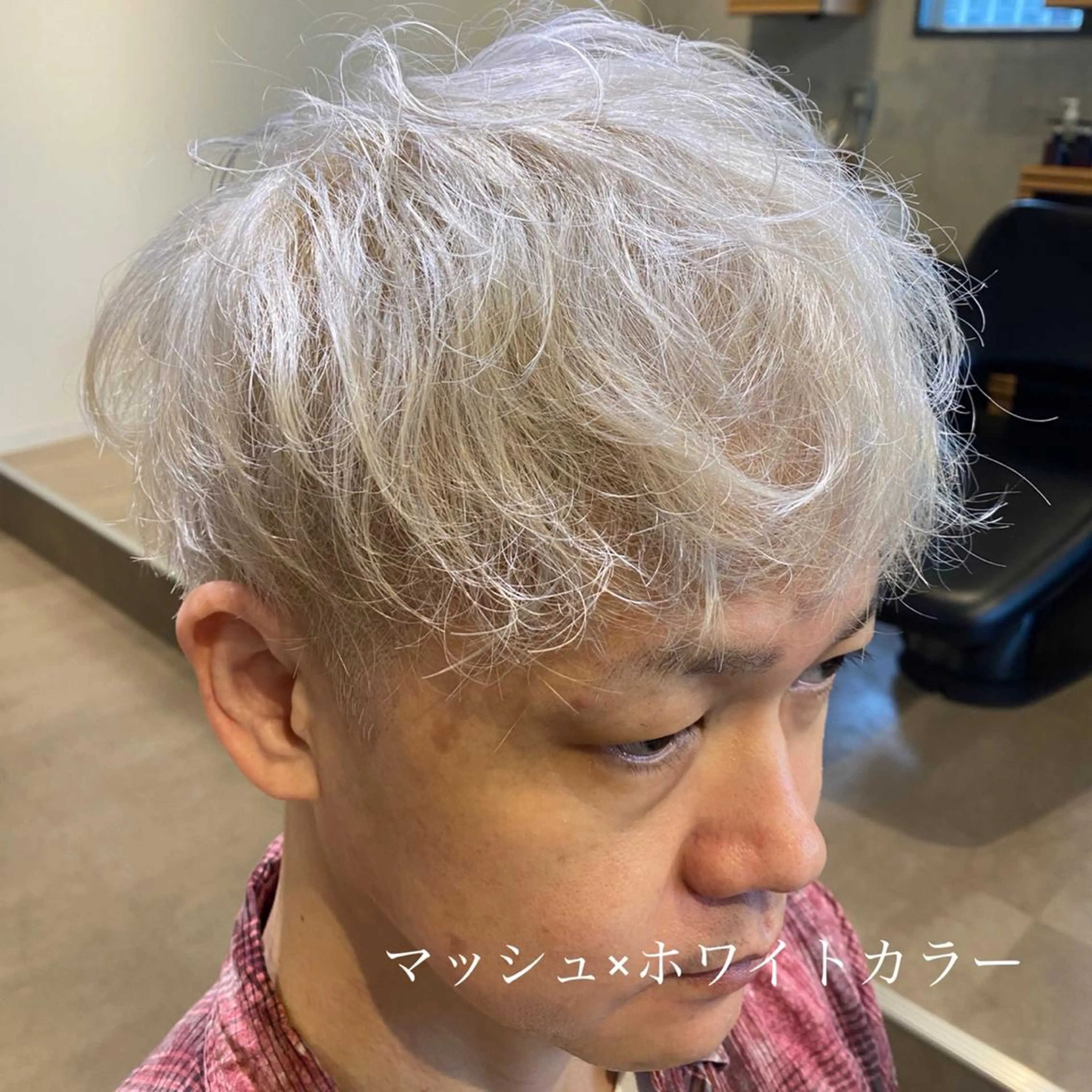 ショート カラー メンズ カット ヘアカラー ✂︎メンズ特化✂︎ 竹内貴則のヘアスタイル