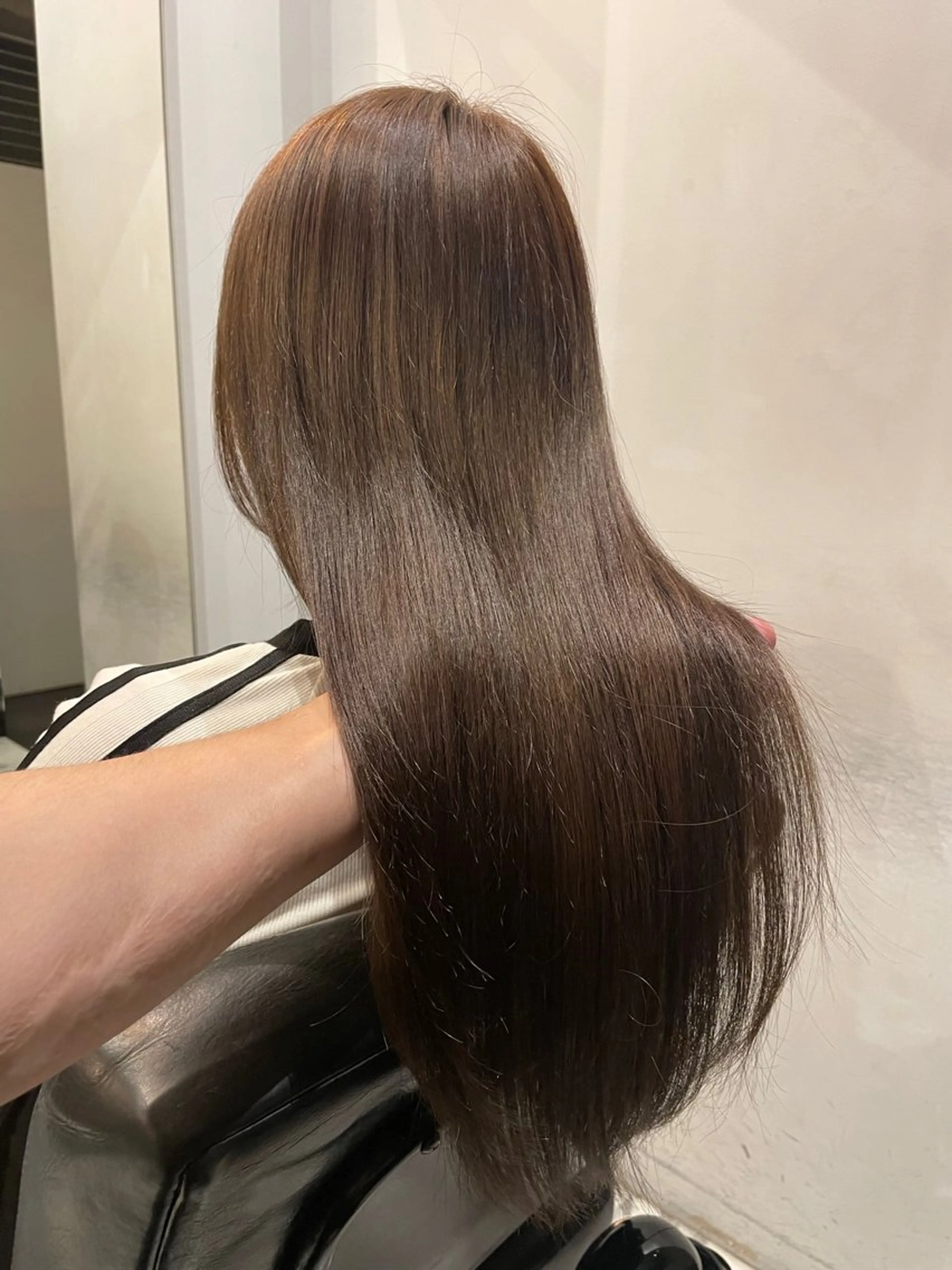 セミロング 髪質改善 トリートメント トリートメント Luxe表参道 髪質改善　奈良のヘアスタイル